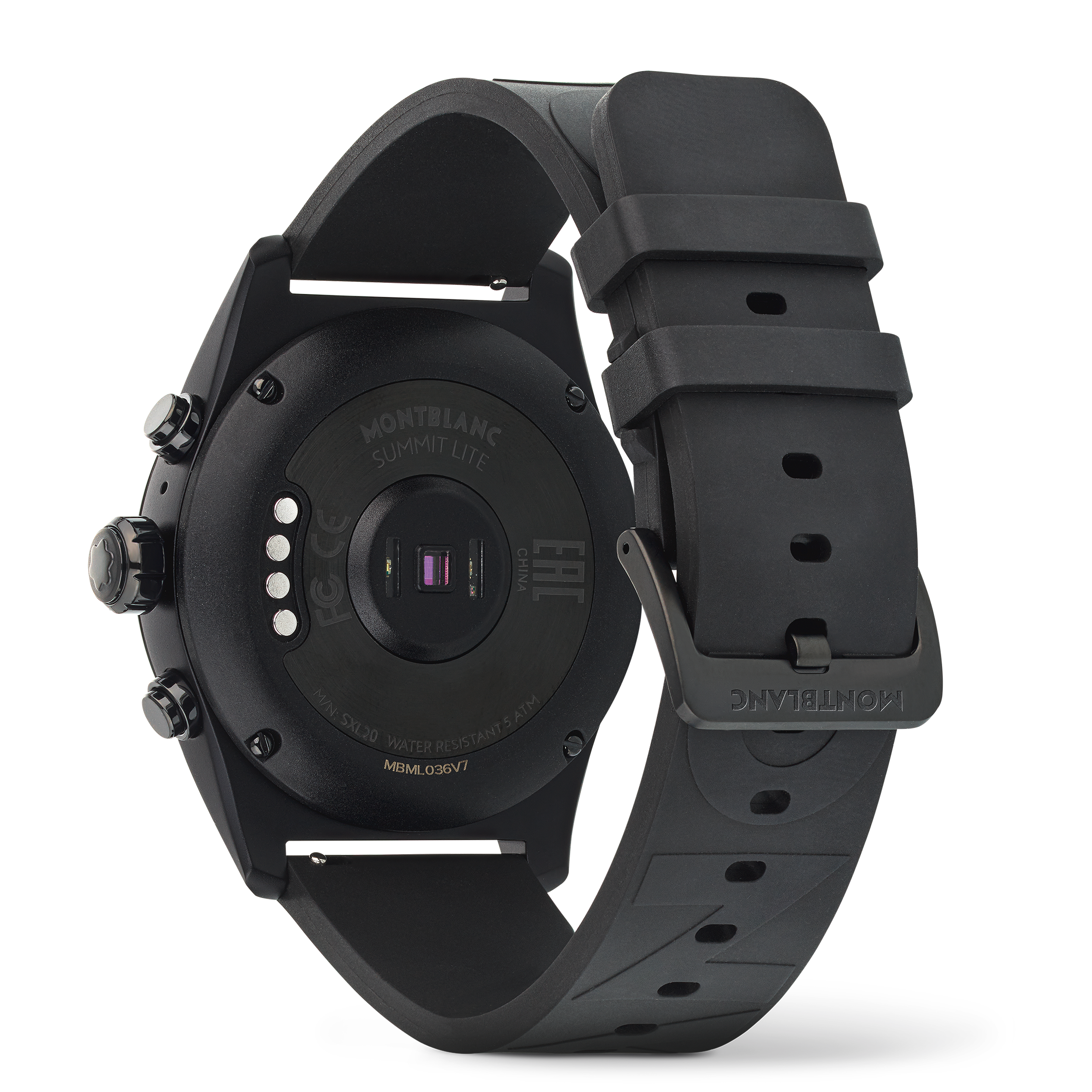 Montblanc Summit Lite Smartwatch - Black with Rubber Strap, image 4