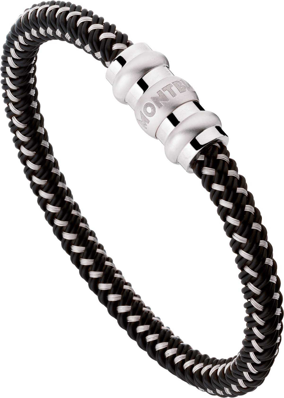 1 صورة ،Montblanc Woven silver men's bracelet
