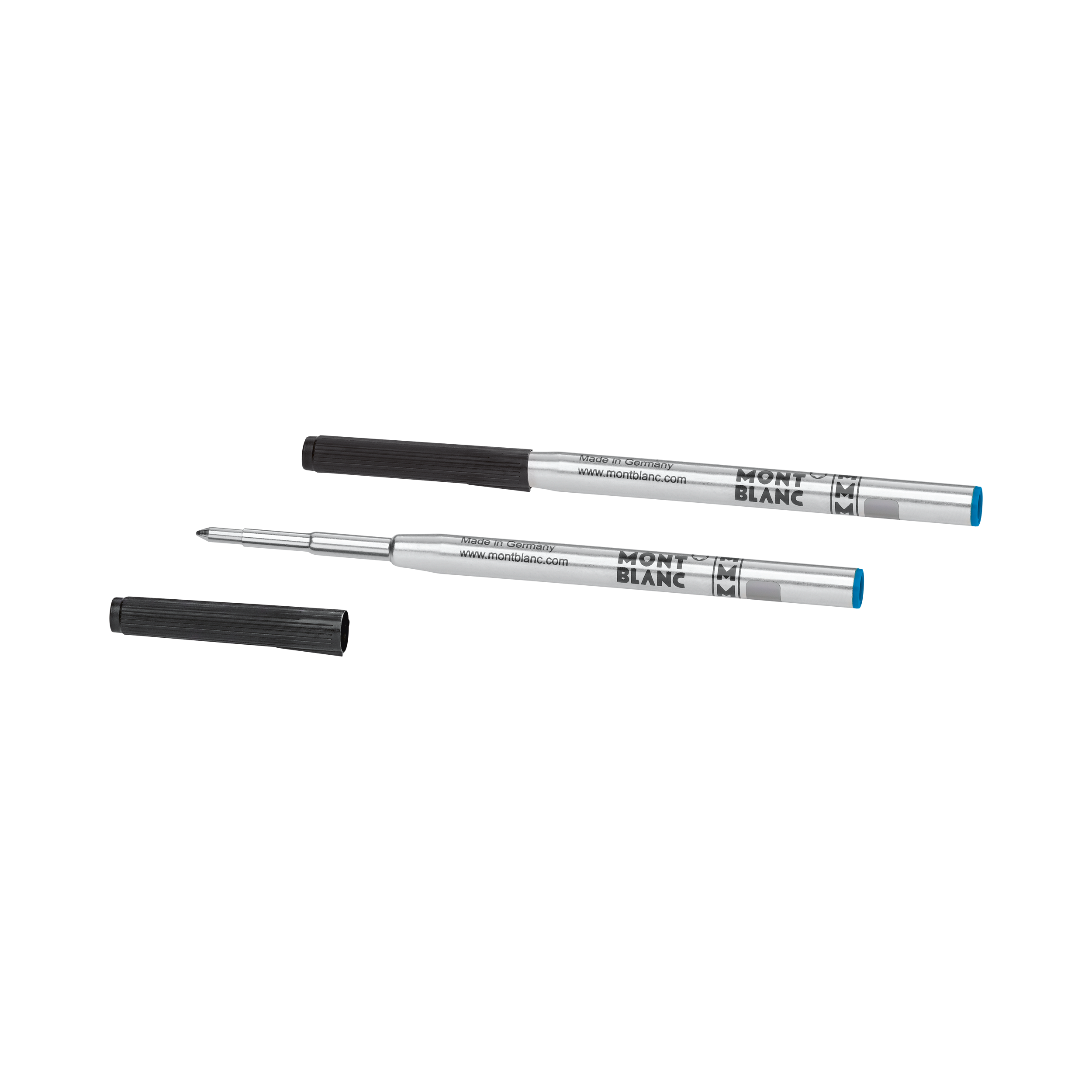 2 Ballpoint Pen Refill Medium, Barbados Blue, image 3