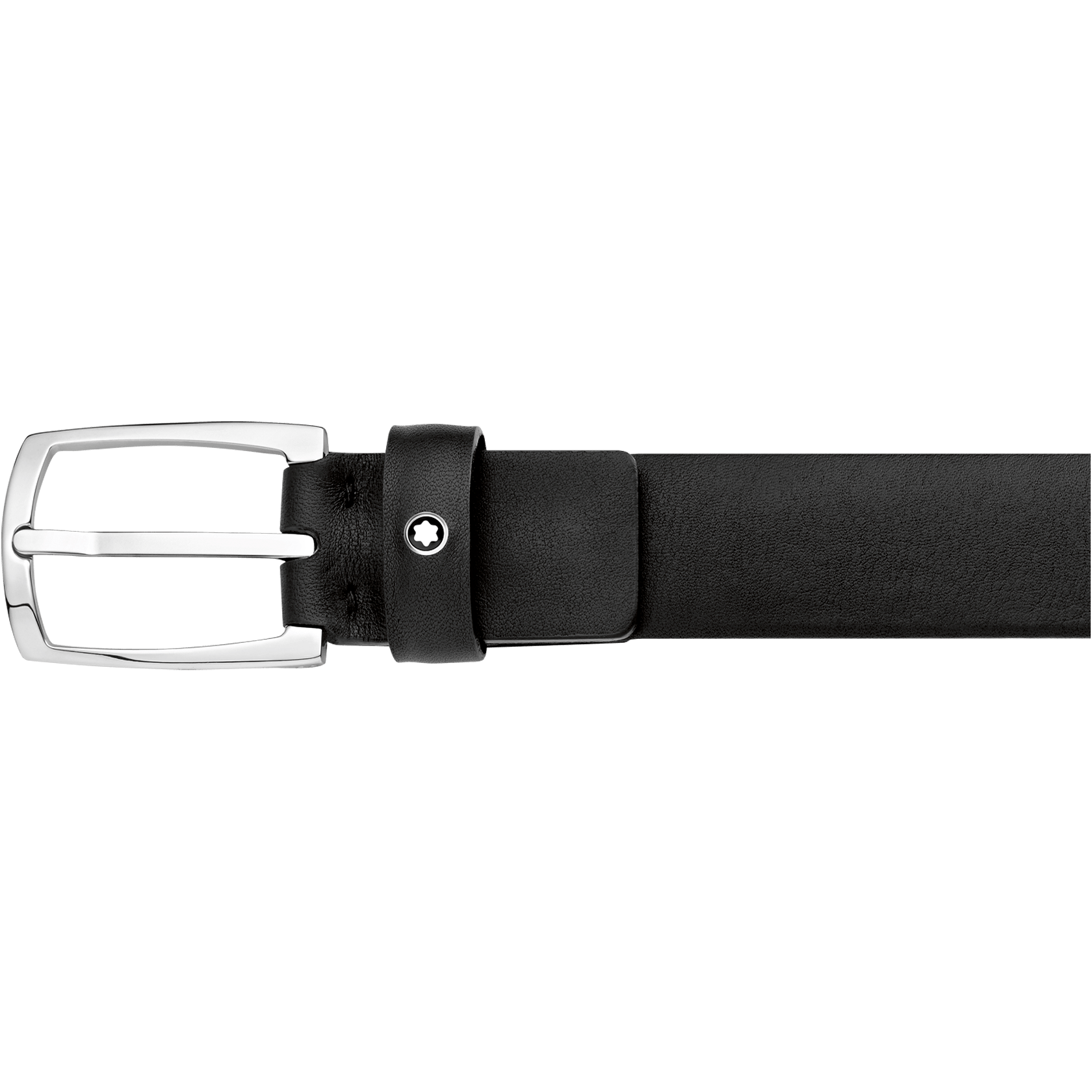 Rectangular Shiny Palladium-Coated Pin Buckle, image 1