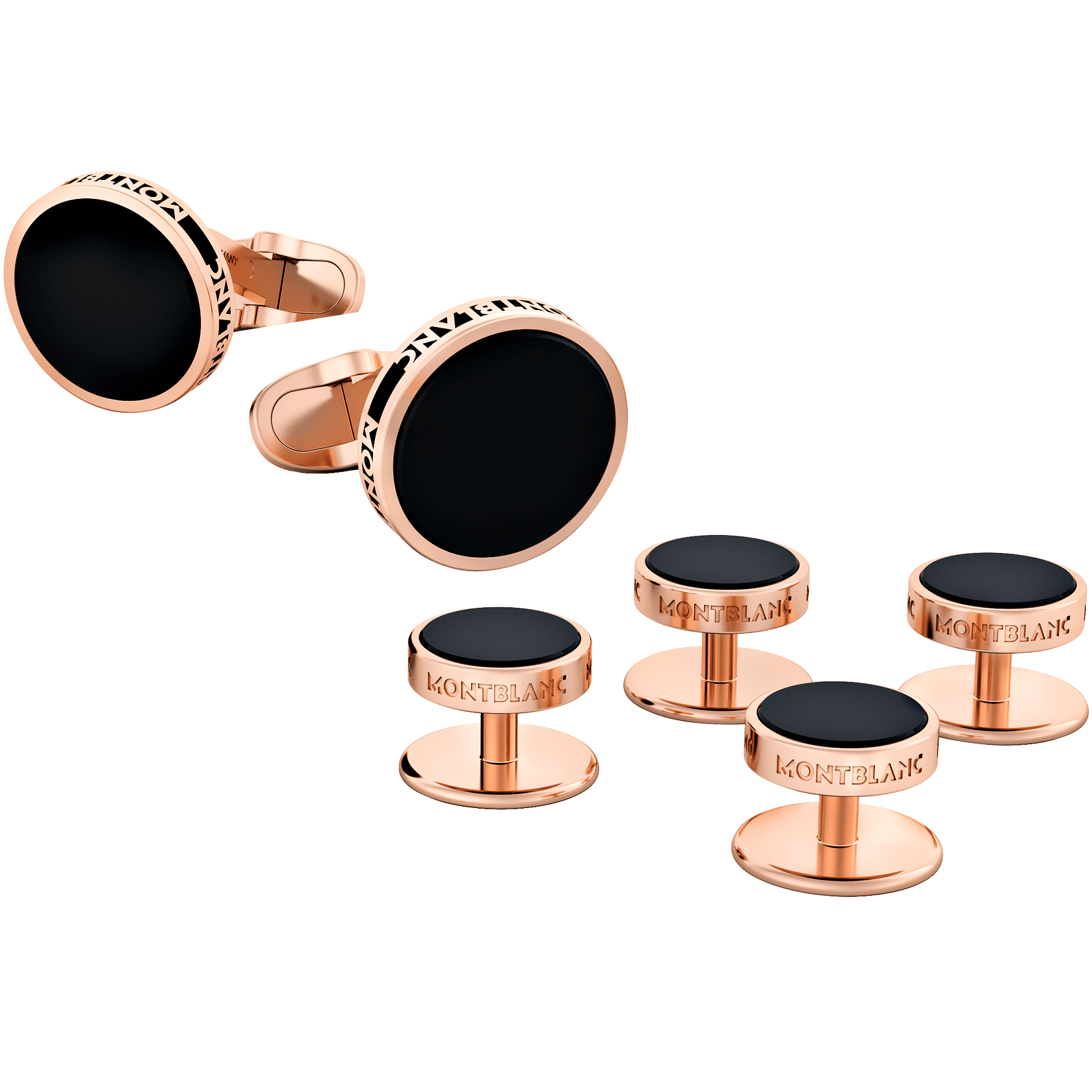 Tuxedo studs and cufflinks set, image 1