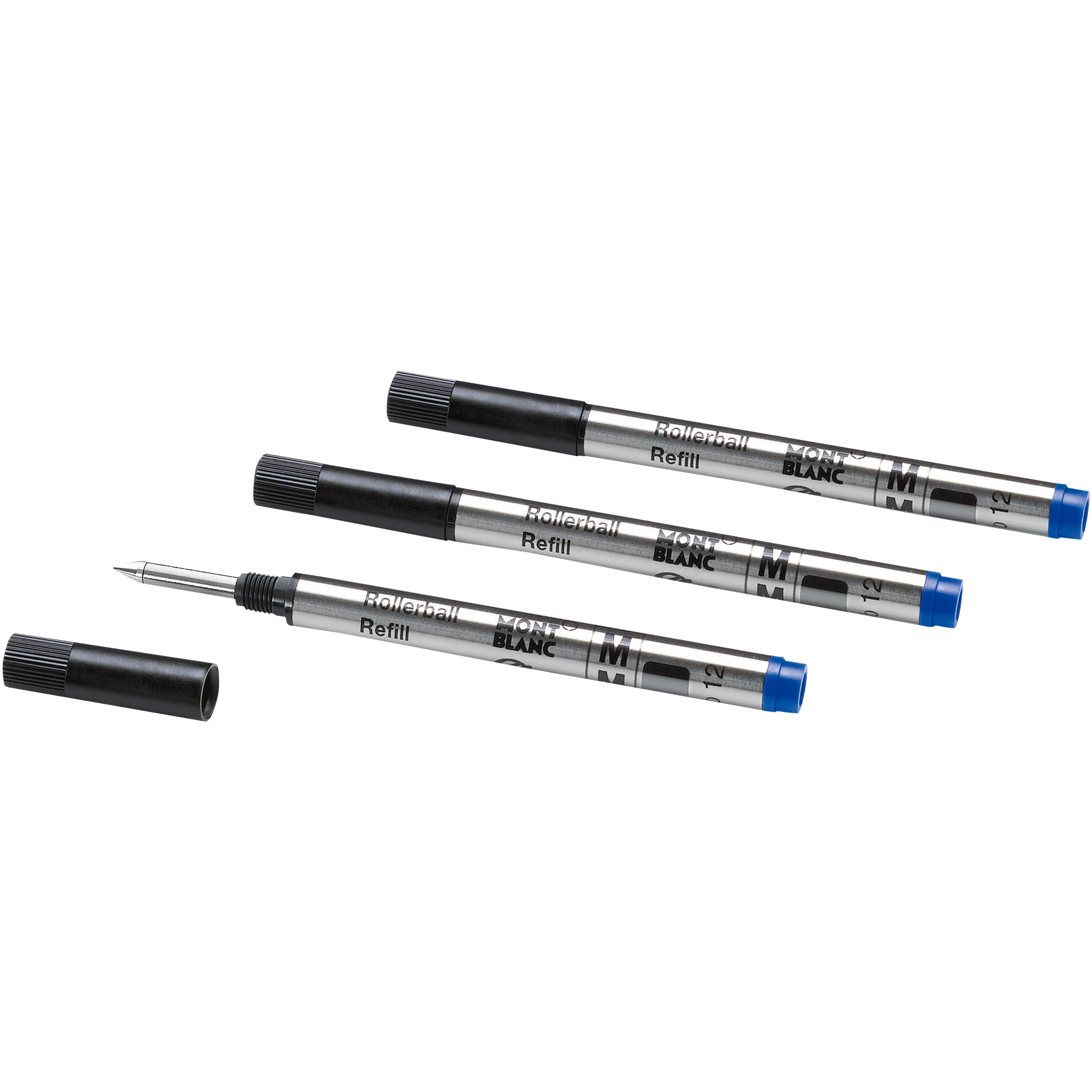 2 صورة ،3 Rollerball Small Refills (M) Pacific Blue