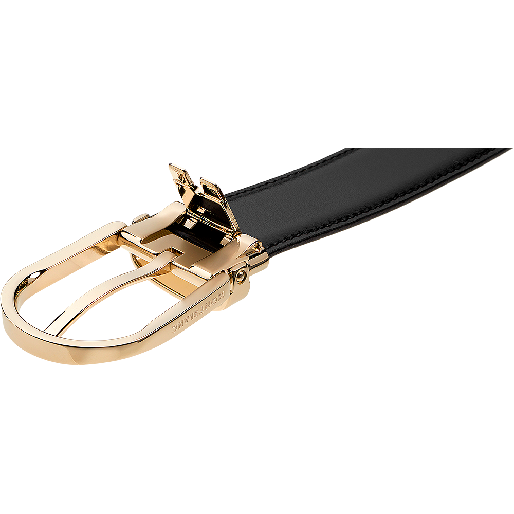 Black/brown reversible cut-to-size casual belt, image 1