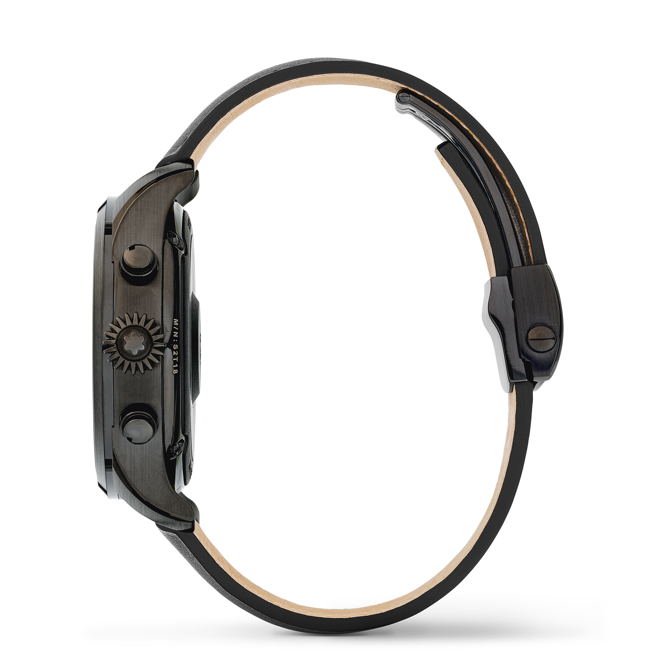 Montblanc Summit 2 Stainless Steel Black and Leather, image 2