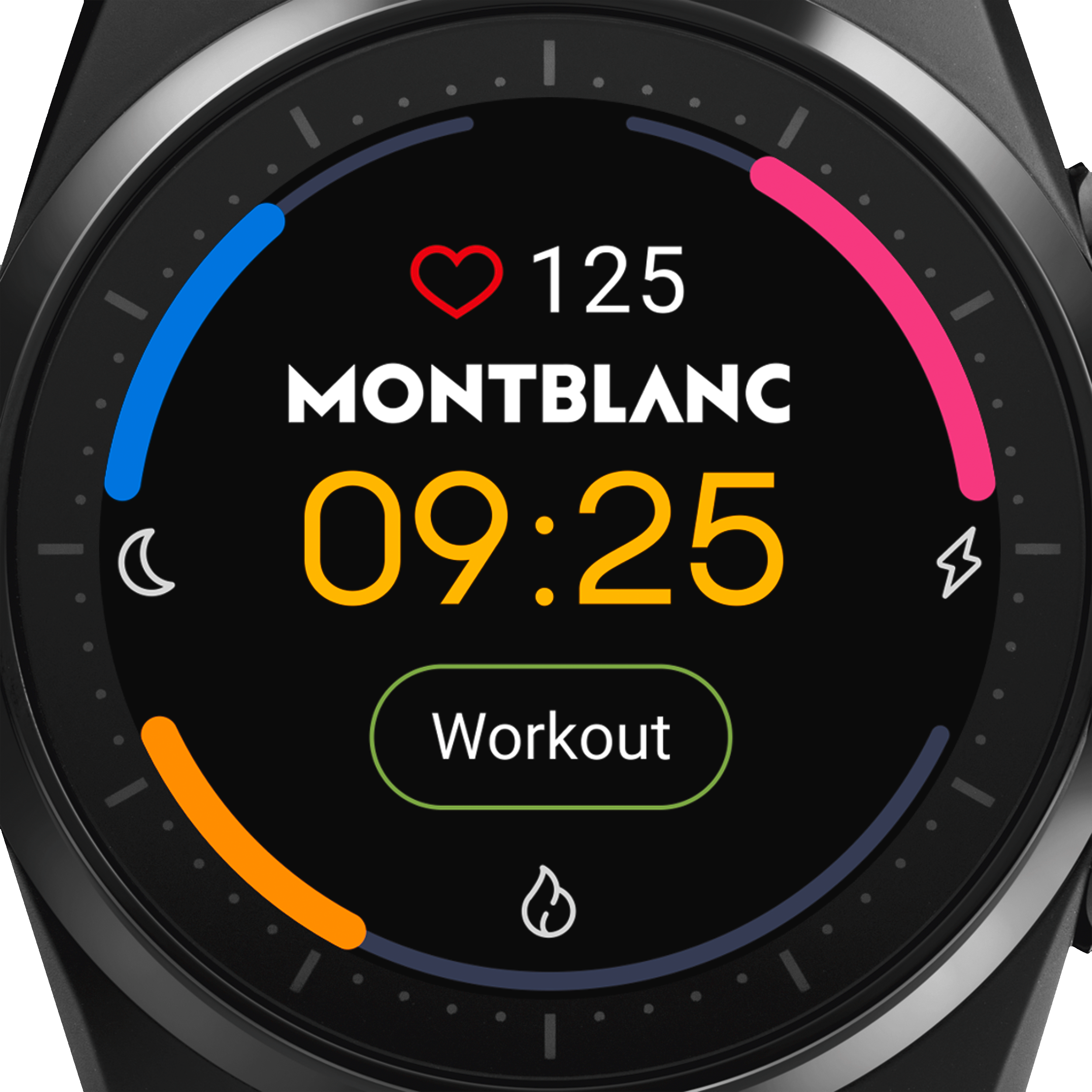 Montblanc Summit Lite Smartwatch - Black with Fabric Strap, image 3