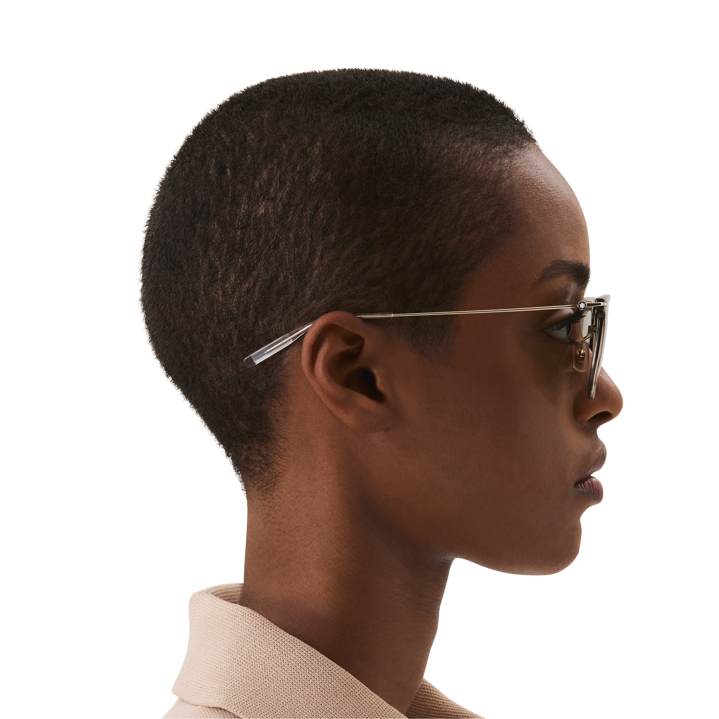 Rectangular Sunglasses with Brown-Colored Injected Frame, image 4