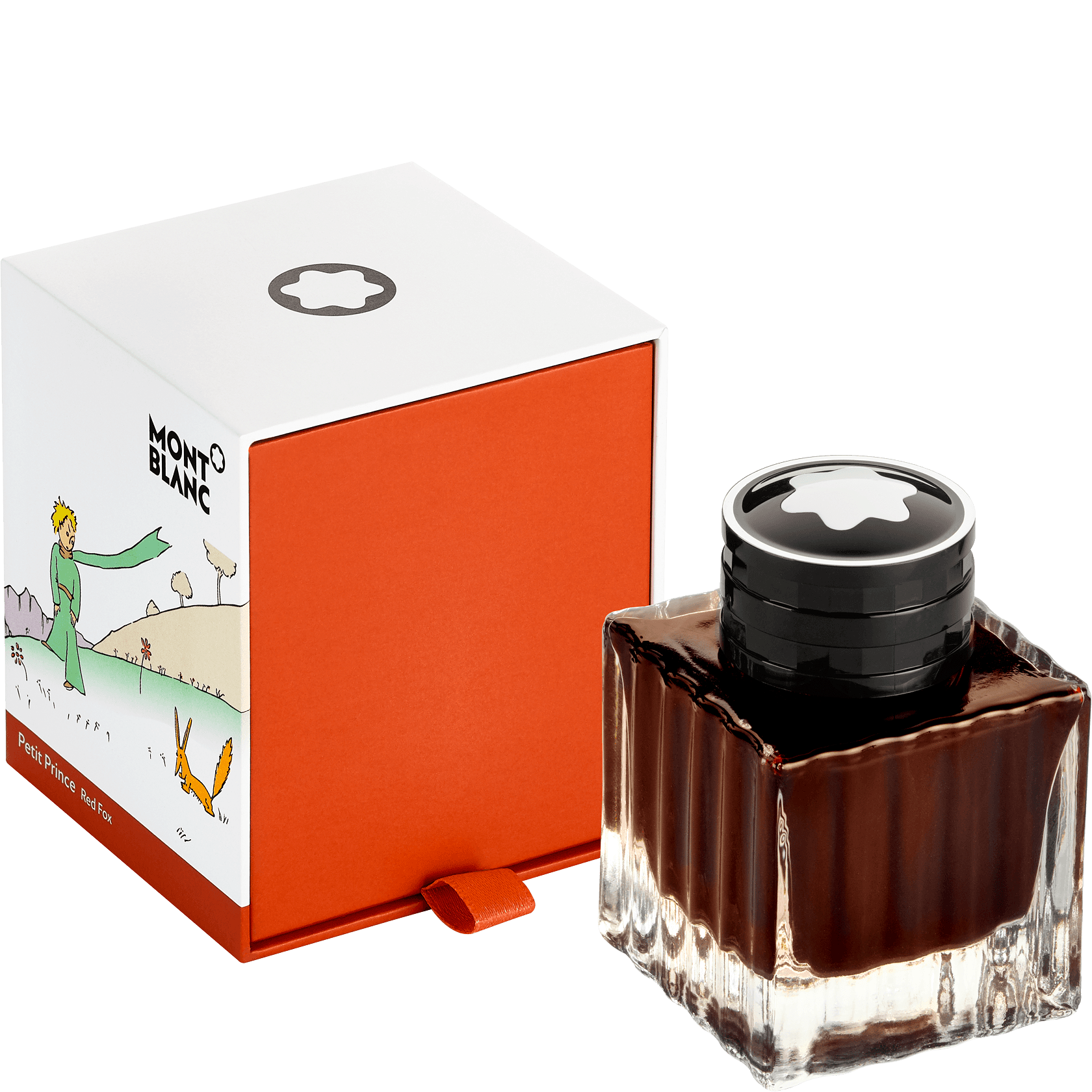 Ink Bottle 50 ml, Le Petit Prince, Orange, image 2