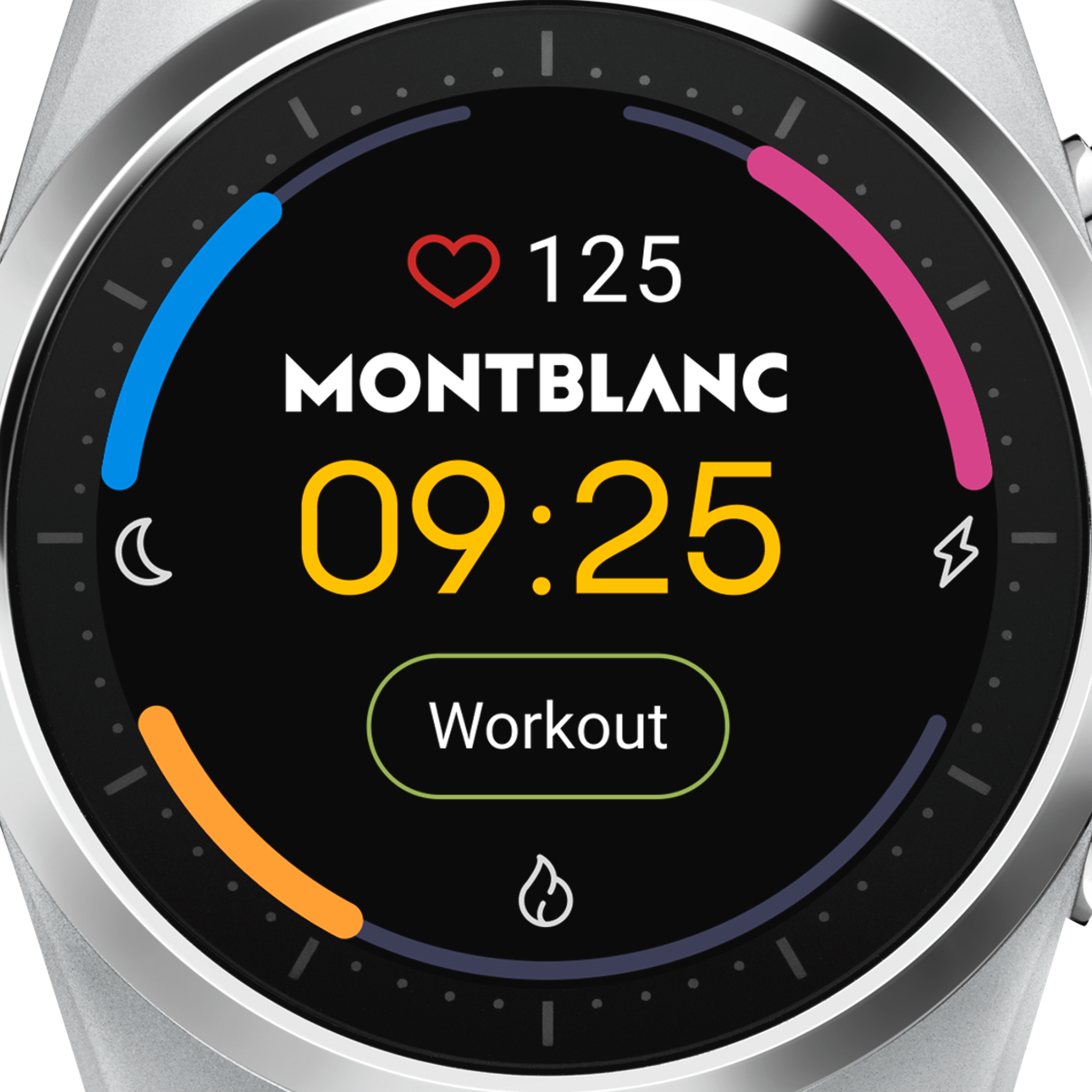 Montblanc Summit Lite Smartwatch - Grey with Rubber Strap, image 8