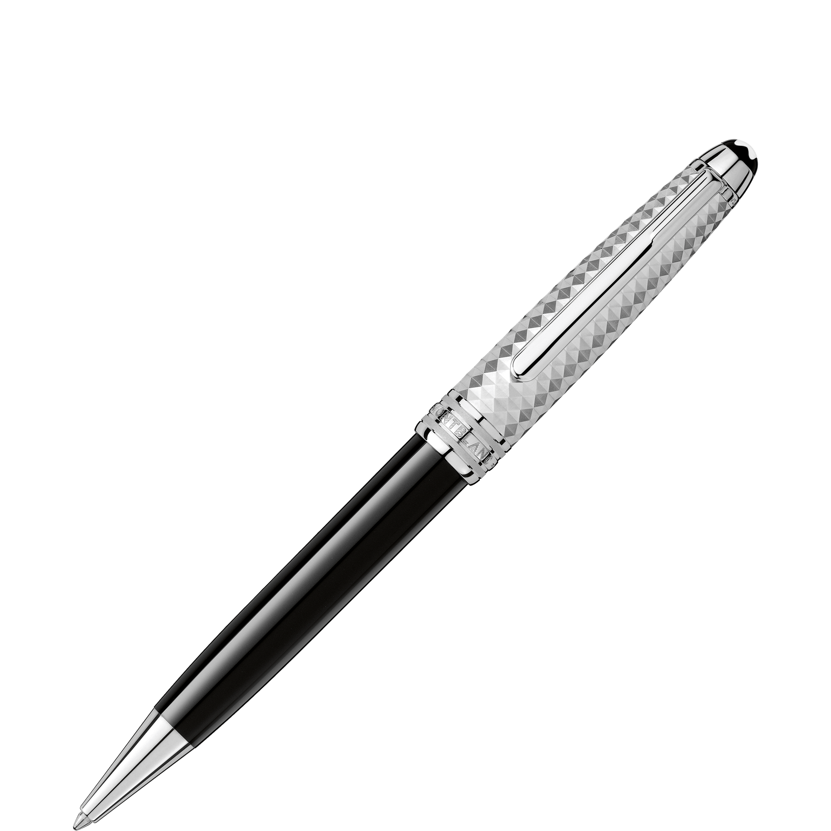 1 صورة ،Meisterstück Solitaire Doué Geometric Dimension Platinum Classique Ballpoint Pen