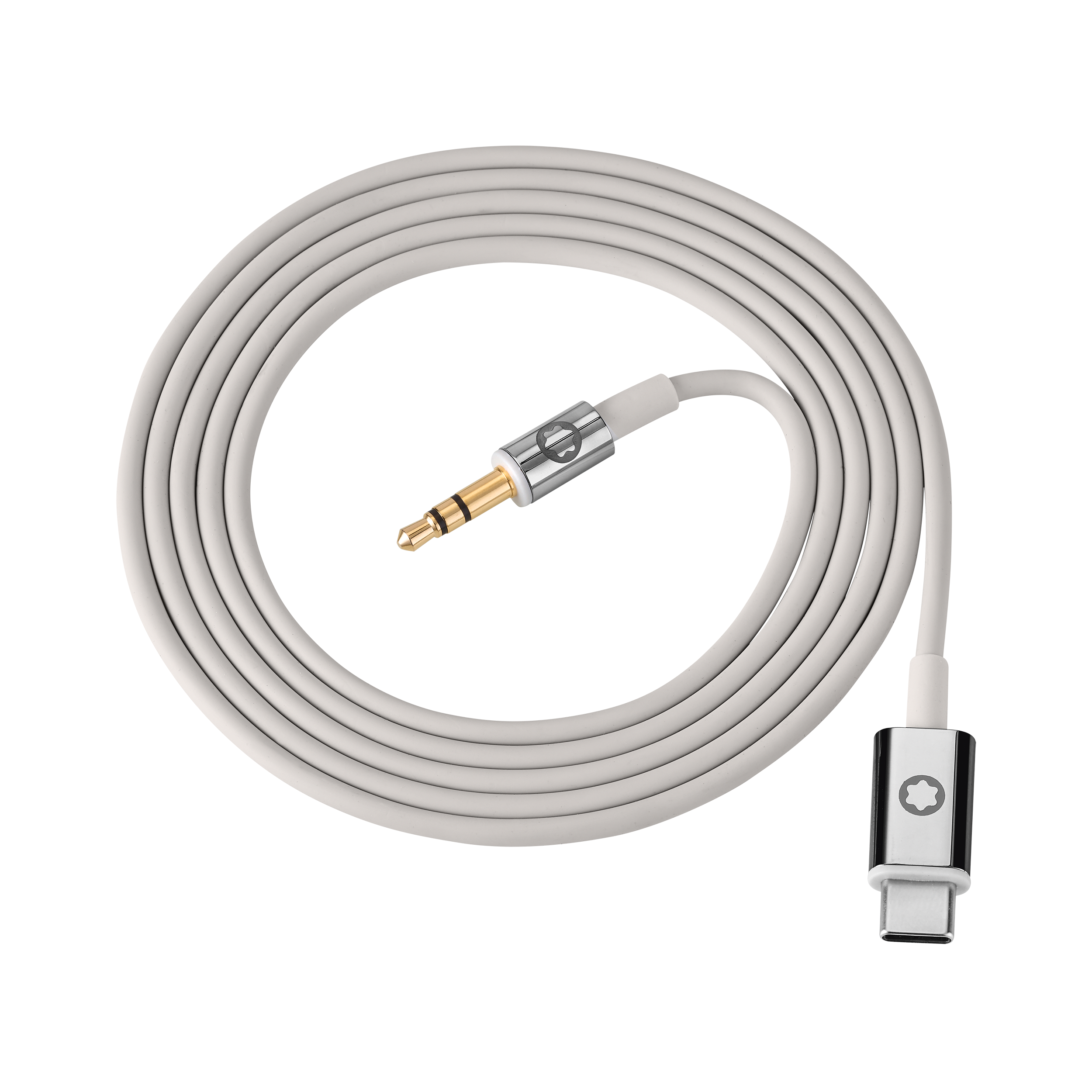 Gray Cable Set for Montblanc MB 01 Headphones, image 2