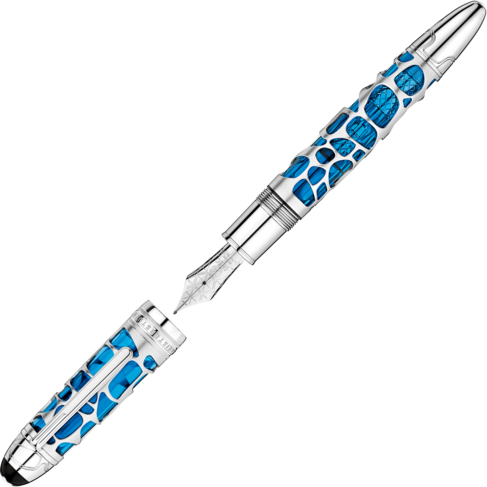Meisterstück Solitaire Blue Hour Skeleton 149 Fountain Pen, image 1