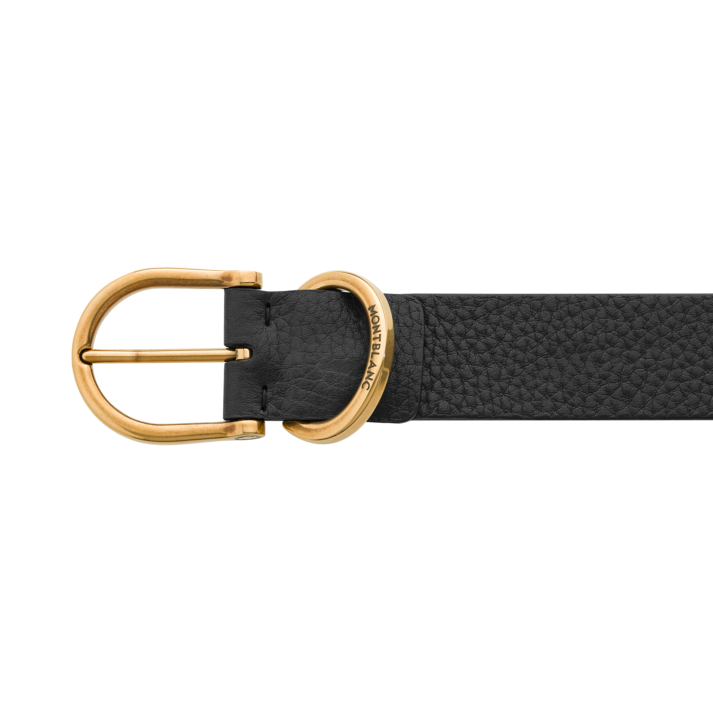Black cut-to-size casual belt, image 3