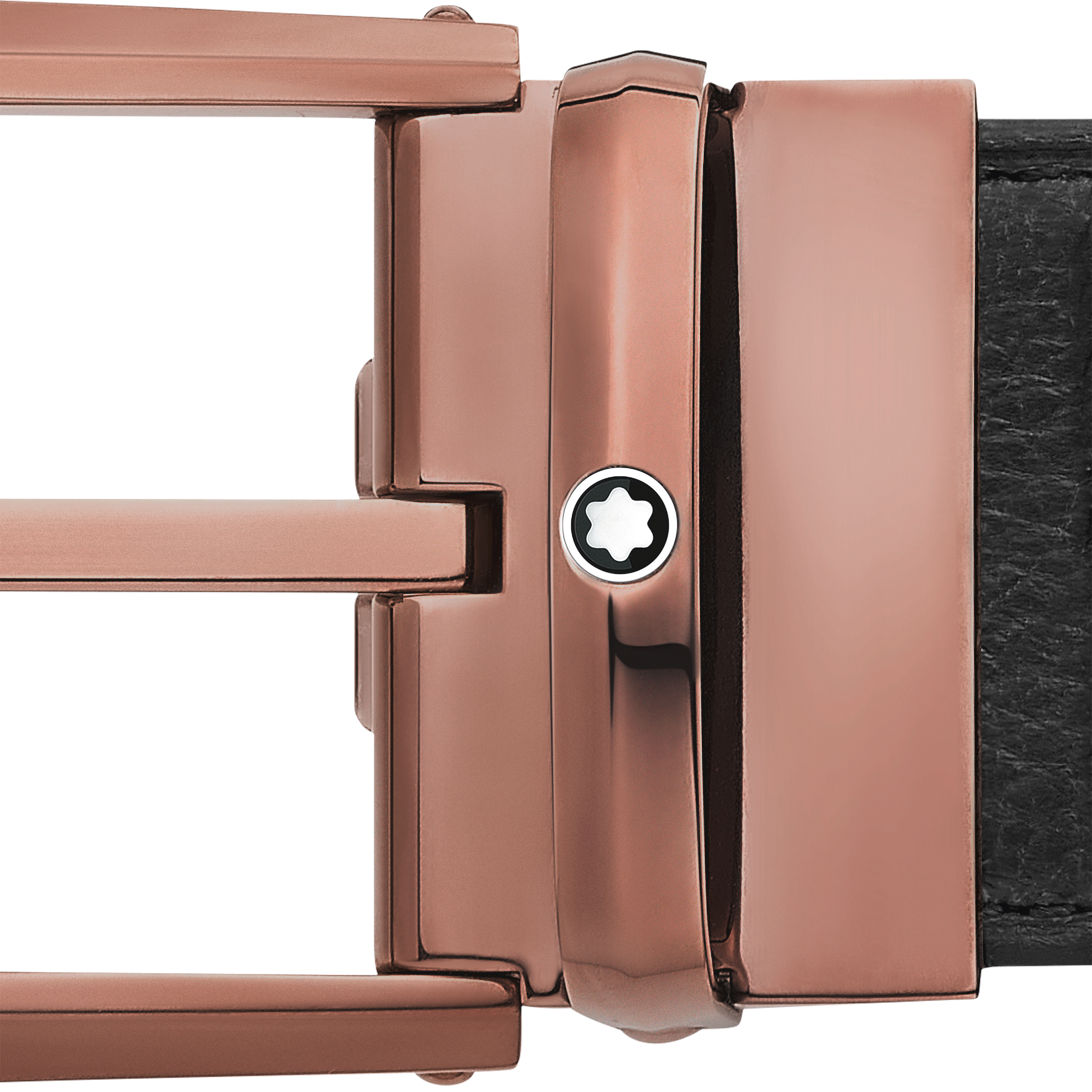 Black/brown 35 mm reversible leather belt, image 4