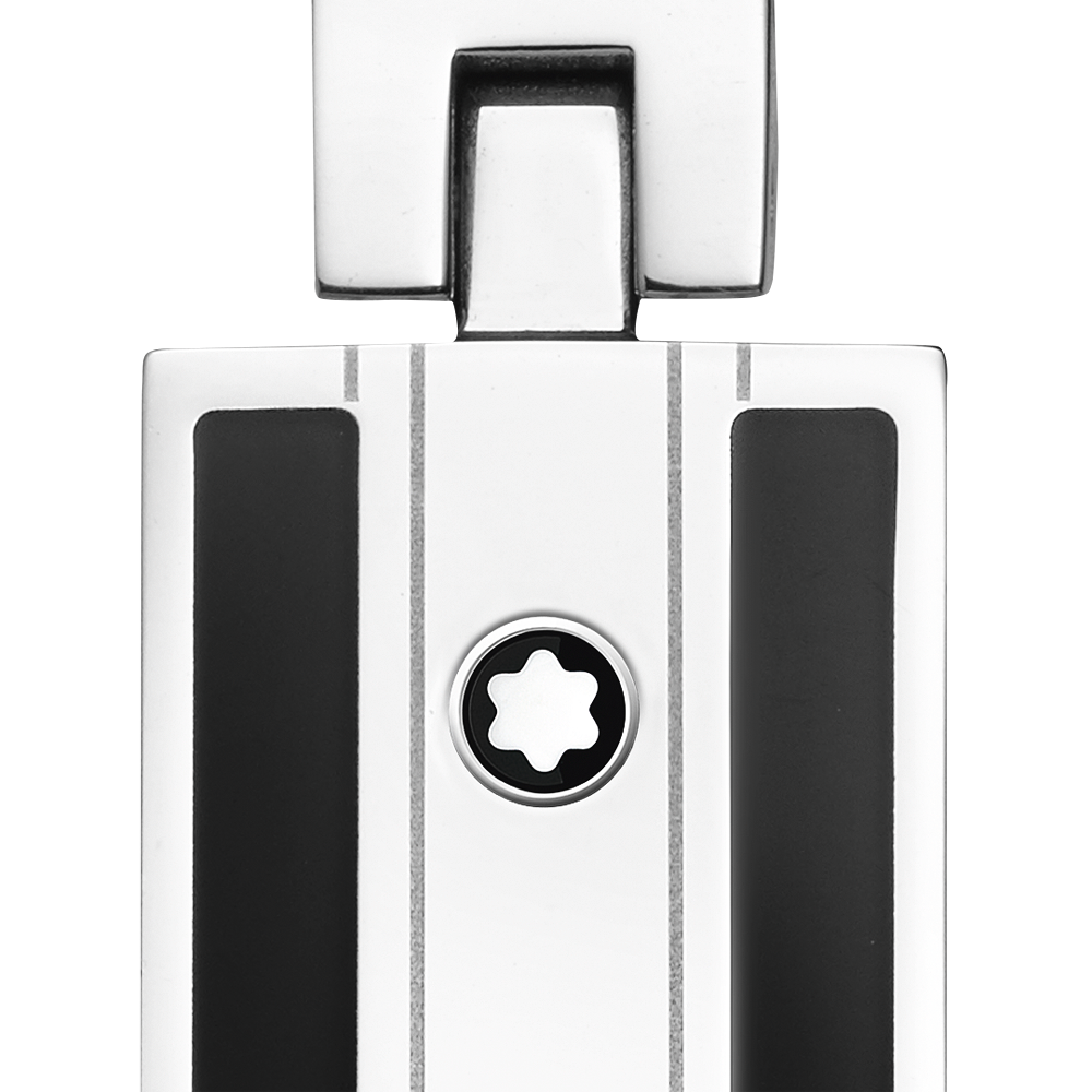 Meisterstück Soft Grain Metal Enameled Rectangular Key Chain, image 2