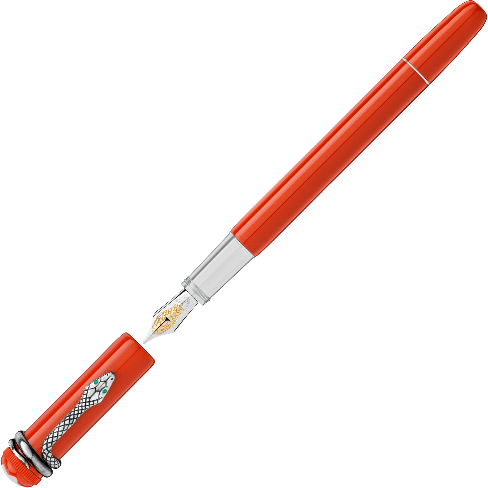 Montblanc Heritage Collection Rouge et Noir Special Edition Coral Fountain Pen, image 1