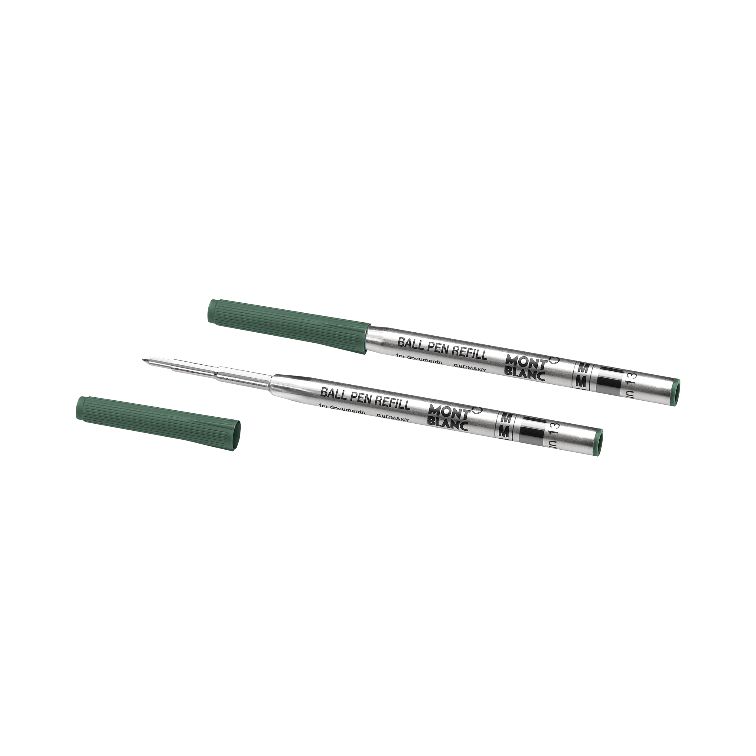 2 Ballpoint Refills, Irish Green - Medium, image 2