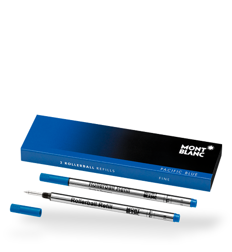 2 Rollerball Refills (F) Pacific Blue, image 5