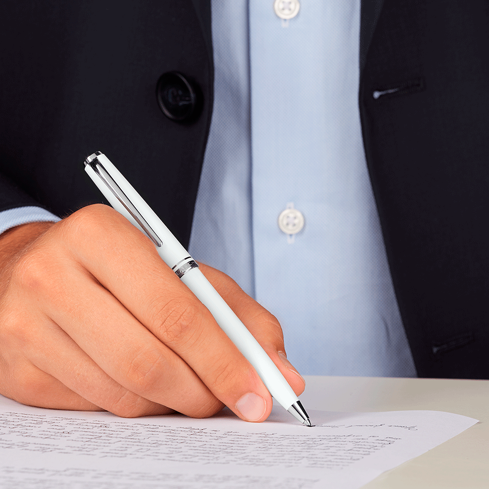 4 صورة ،Montblanc Cruise Collection White Ballpoint Pen