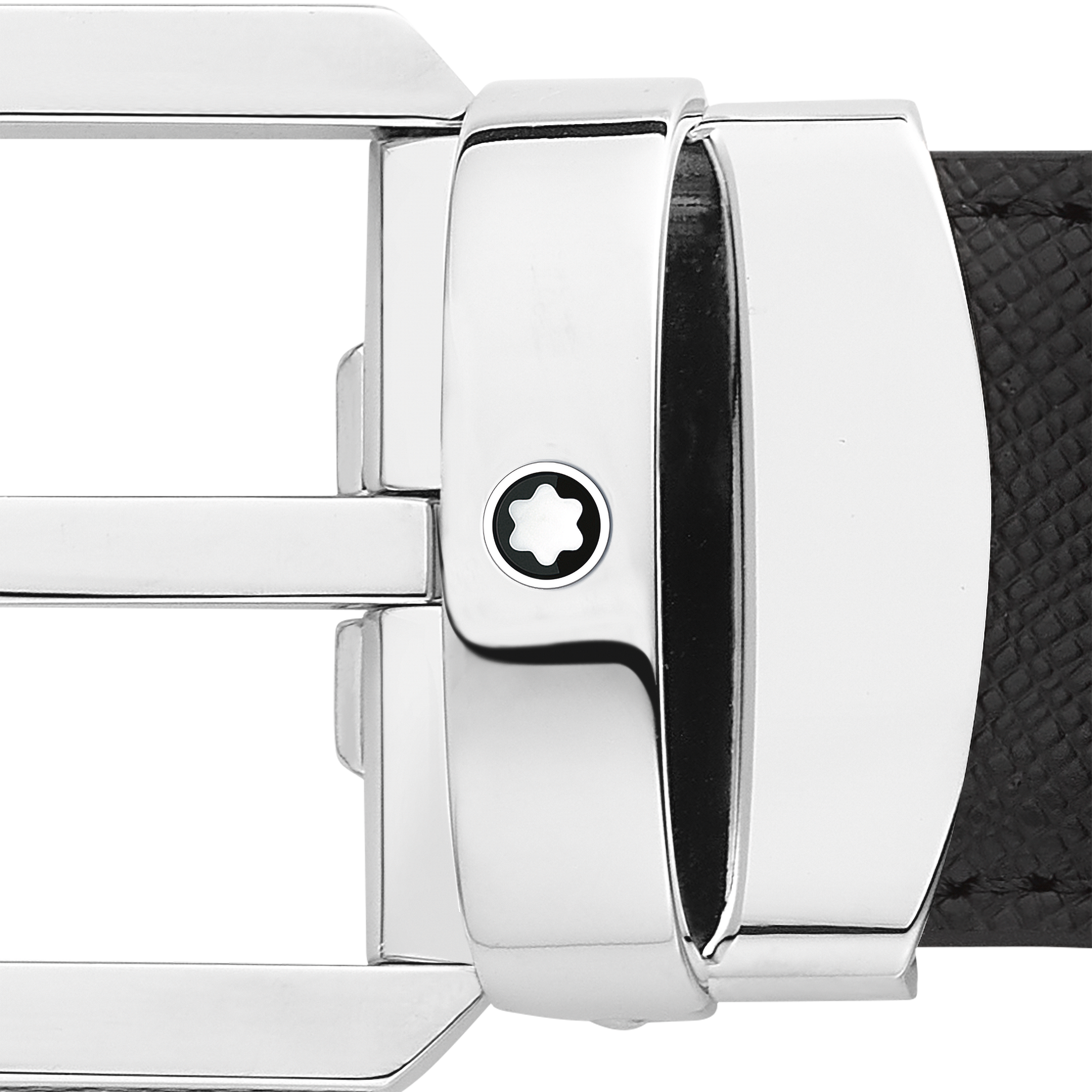 Black/brown 30 mm reversible leather belt, image 2