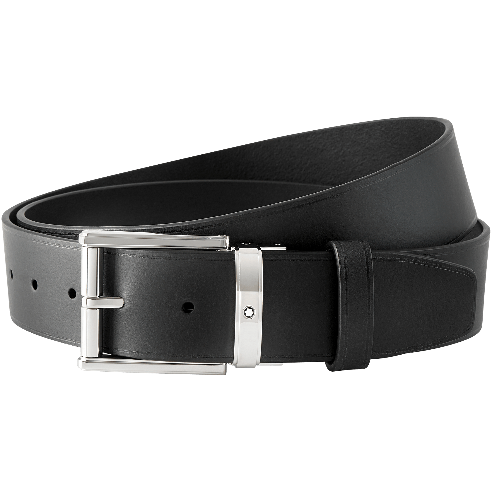 Black cut-to-size casual belt, image 4