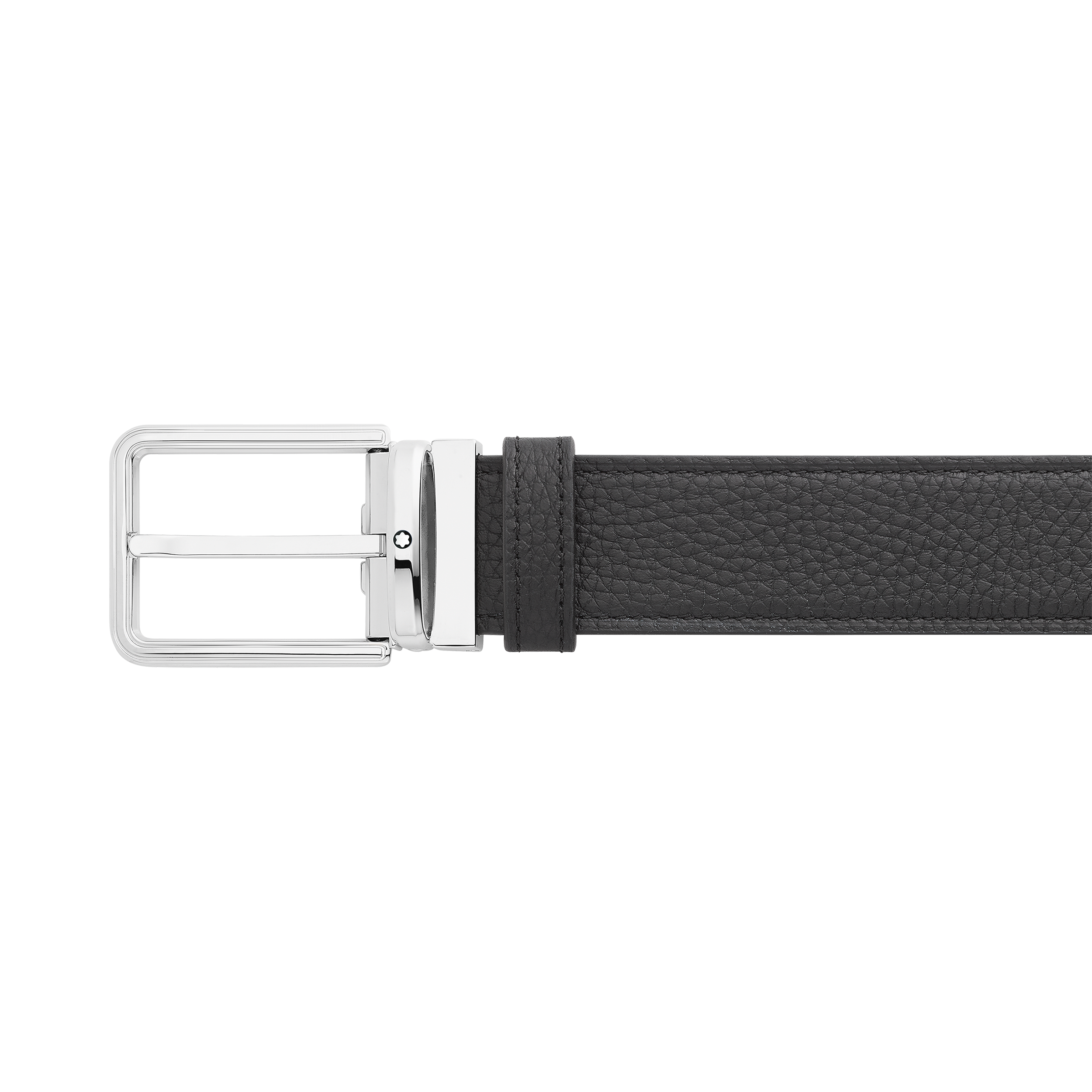 Black/red32 mm reversible leather belt, image 2
