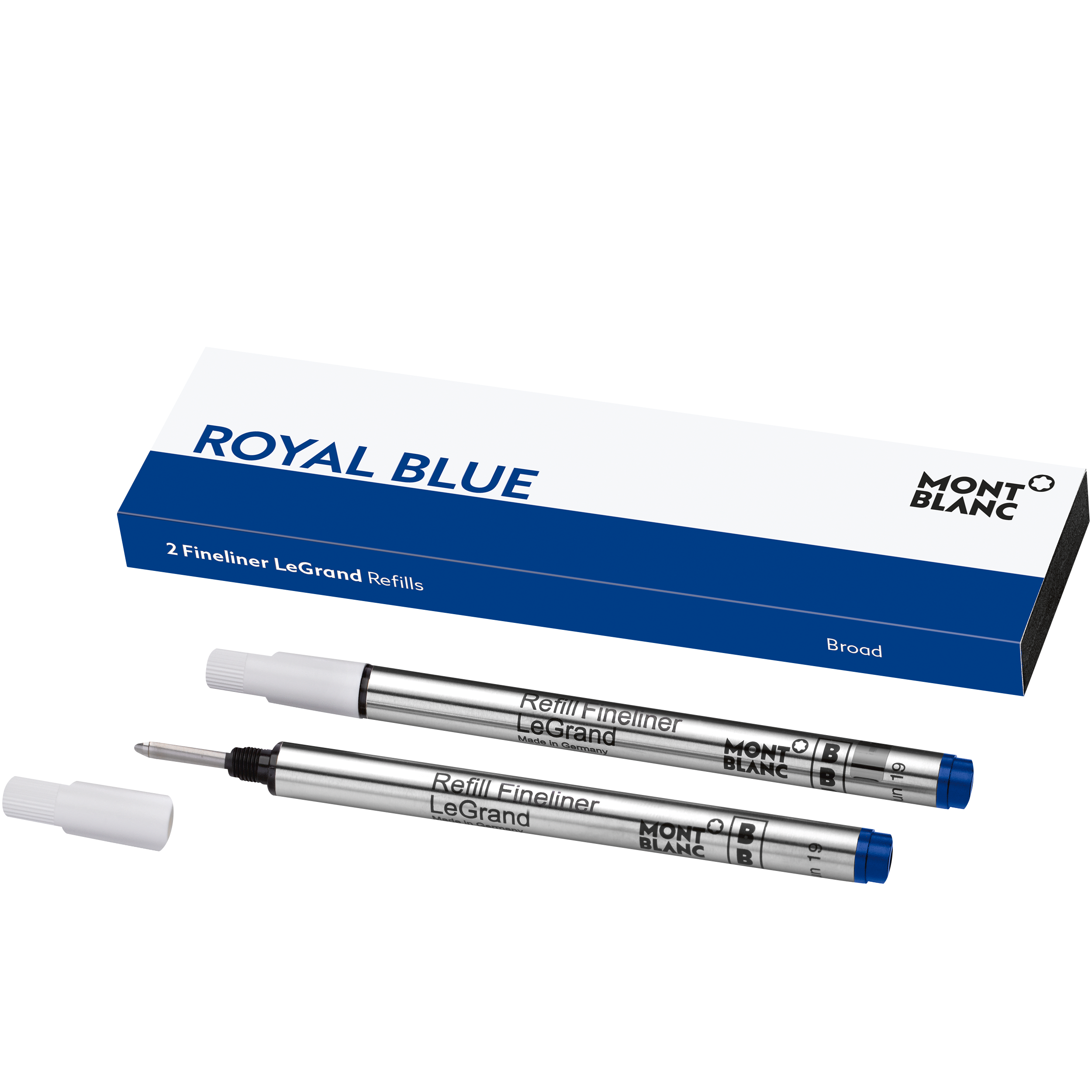 2 Fineliner LeGrand Refills, Royal Blue - Broad, image 1