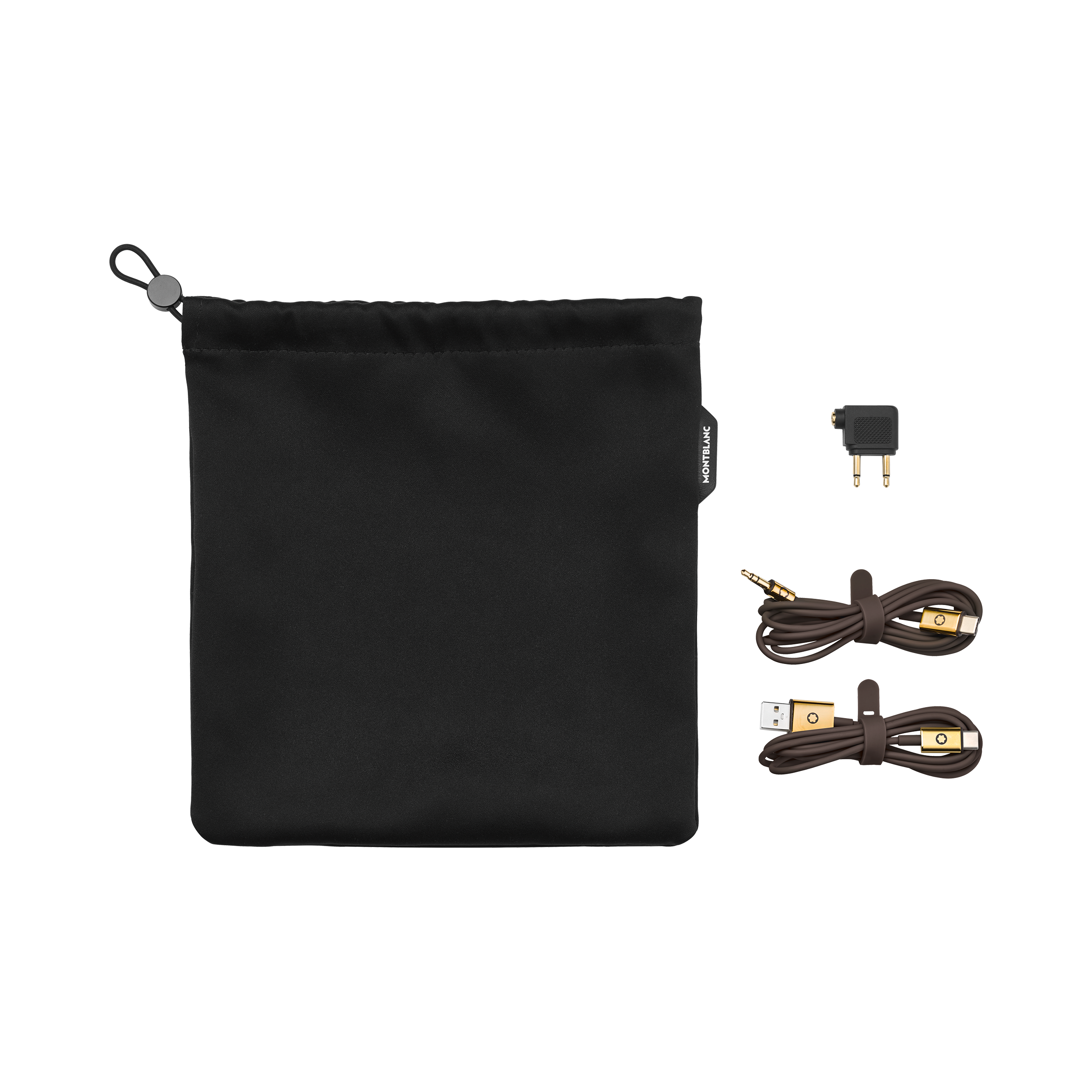 Brown Travel Set for Montblanc MB 01 Headphones, image 1