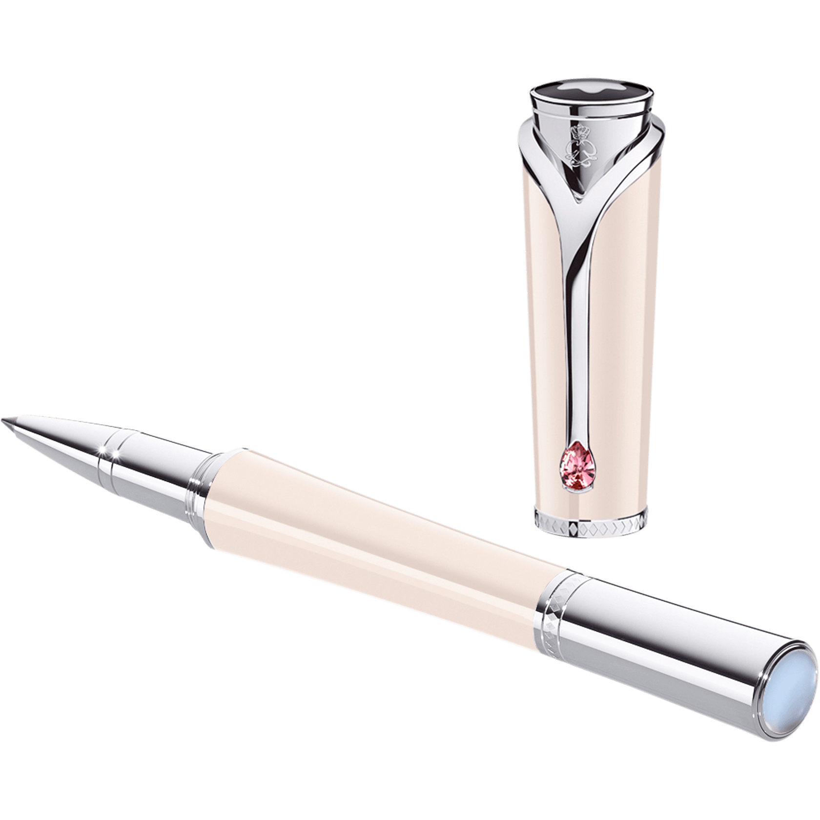 5 صورة ،Montblanc Muses Princesse Grace de Monaco ivory colour Rollerball