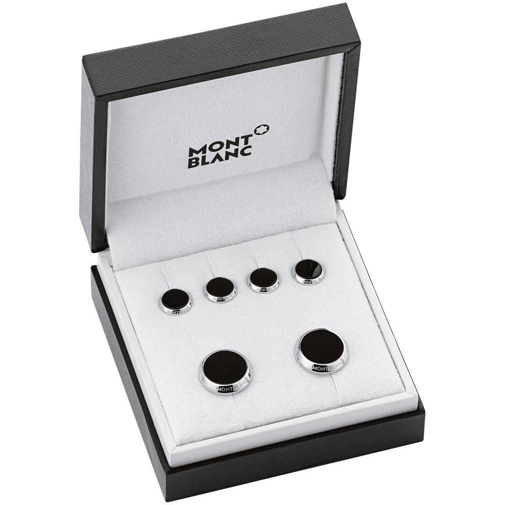 3 صورة ،Tuxedo studs and cufflinks set