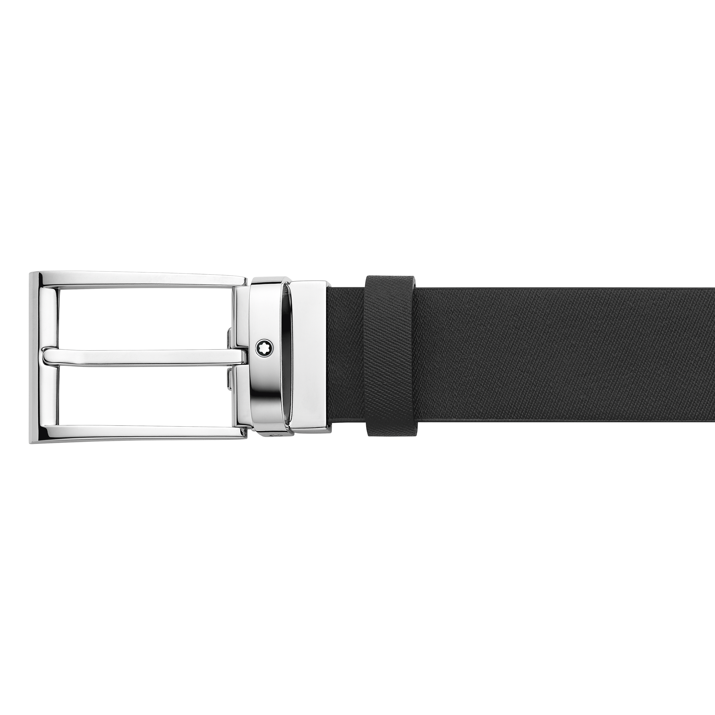 Black cut-to-size casual belt, image 2