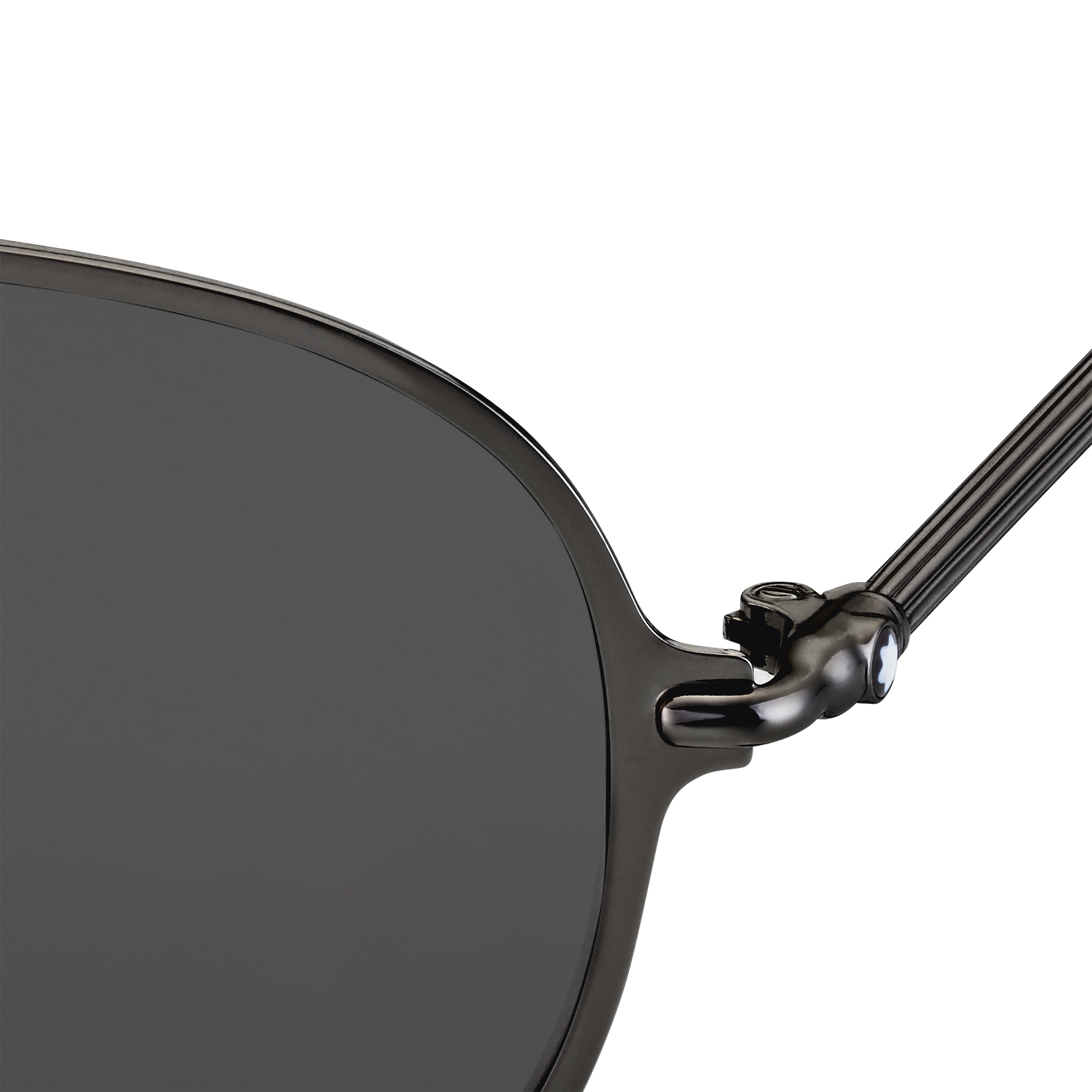 2 صورة ،Ruthenium-Coloured Square Sunglasses