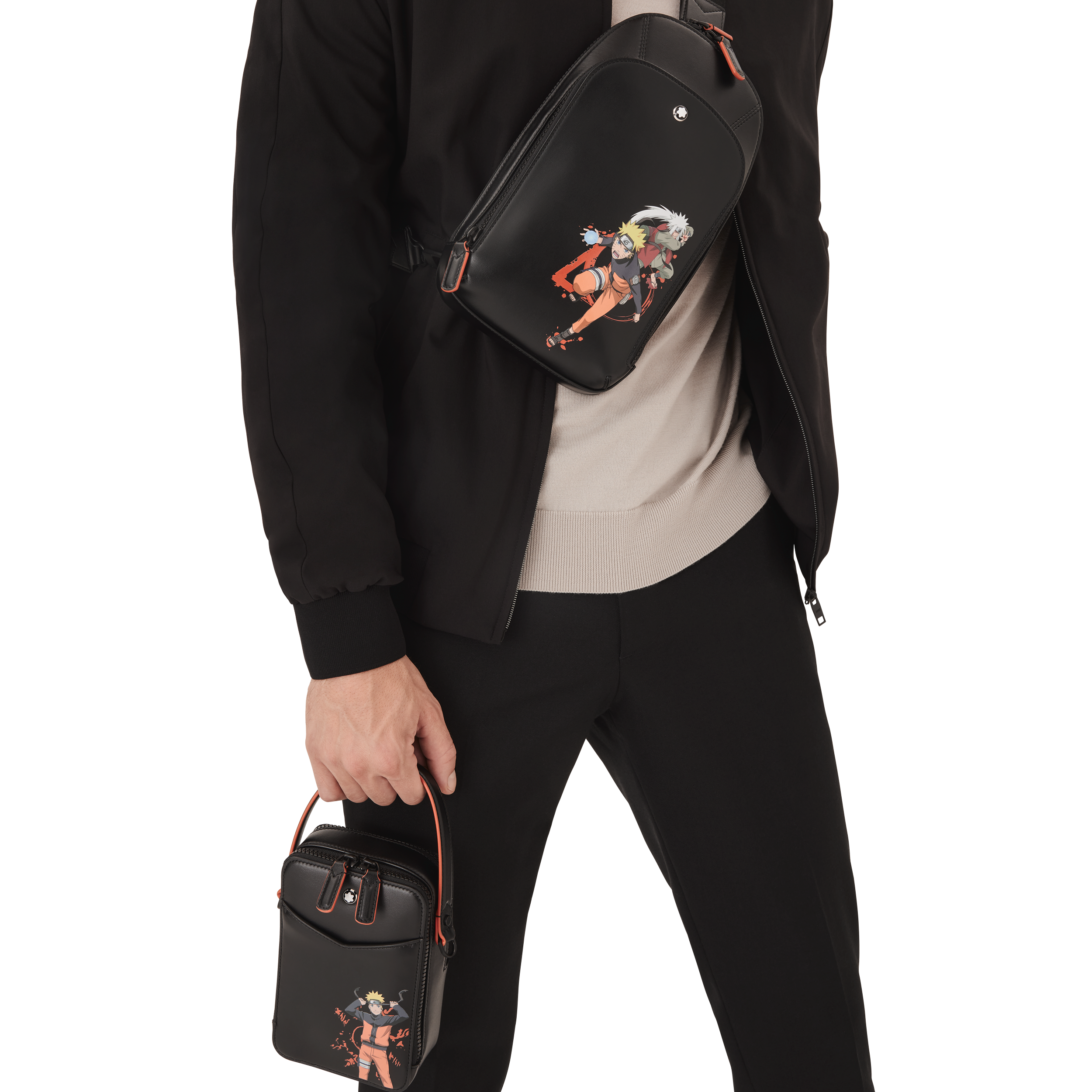 Montblanc x Naruto sling bag, image 6