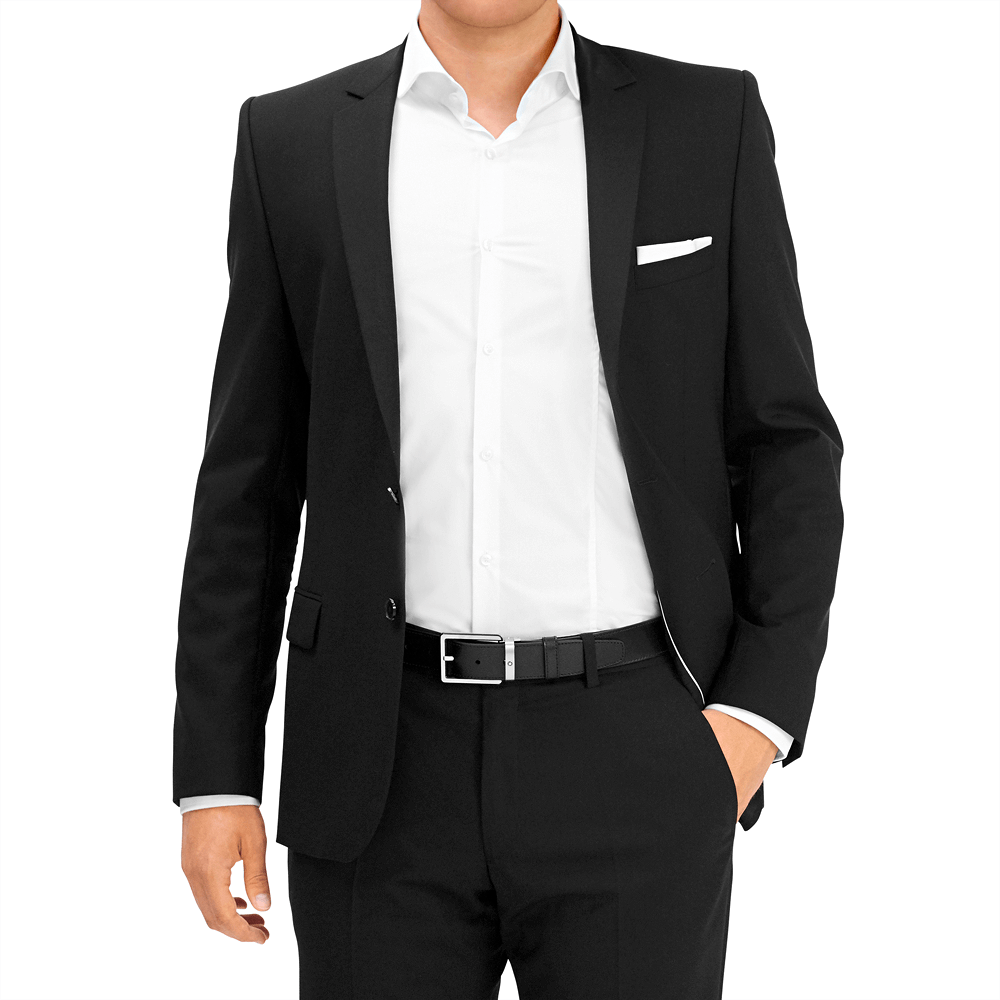 Black/brown reversible cut-to-size casual belt, image 1
