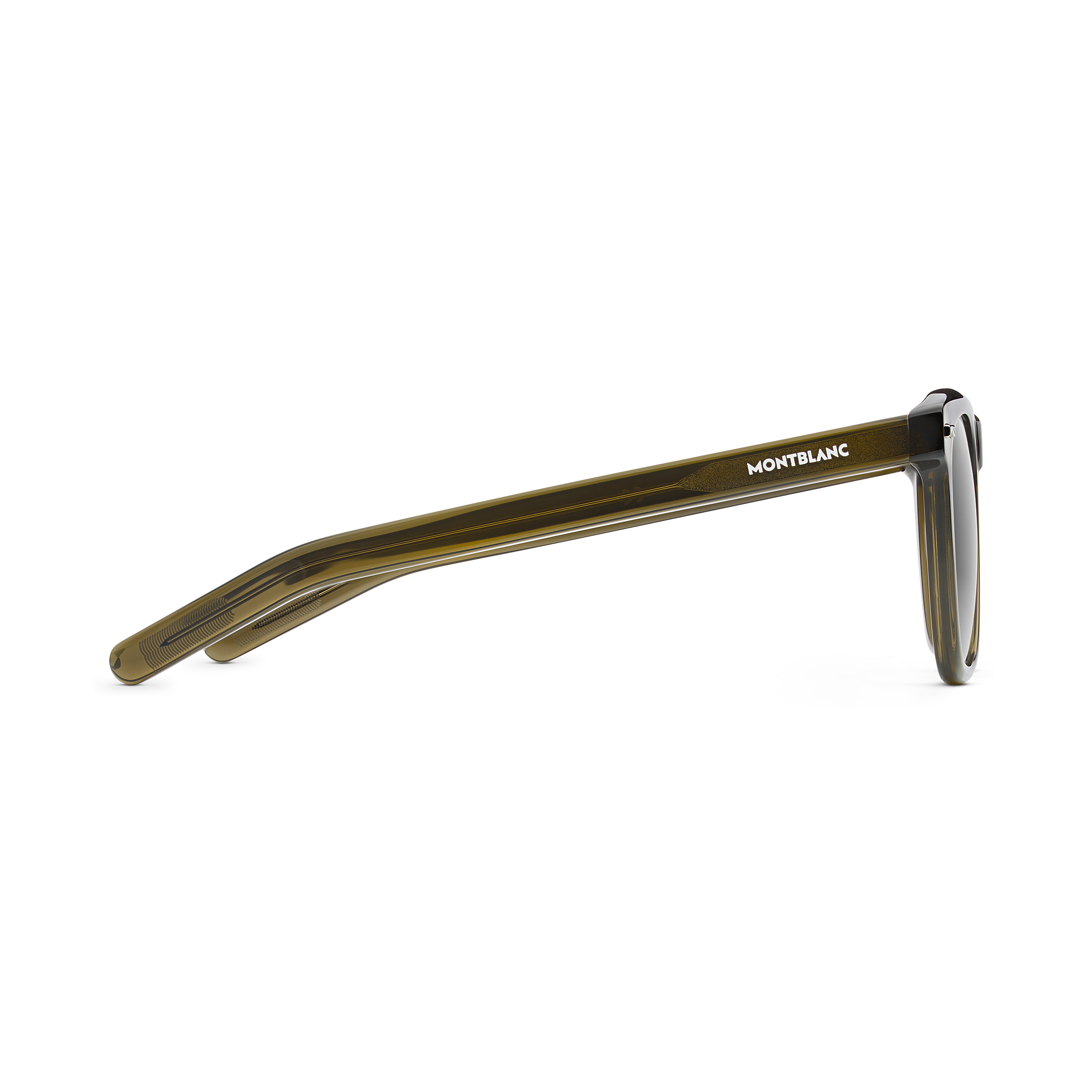Squared Sunglasses with Green Colored Acetate Frame, image 3