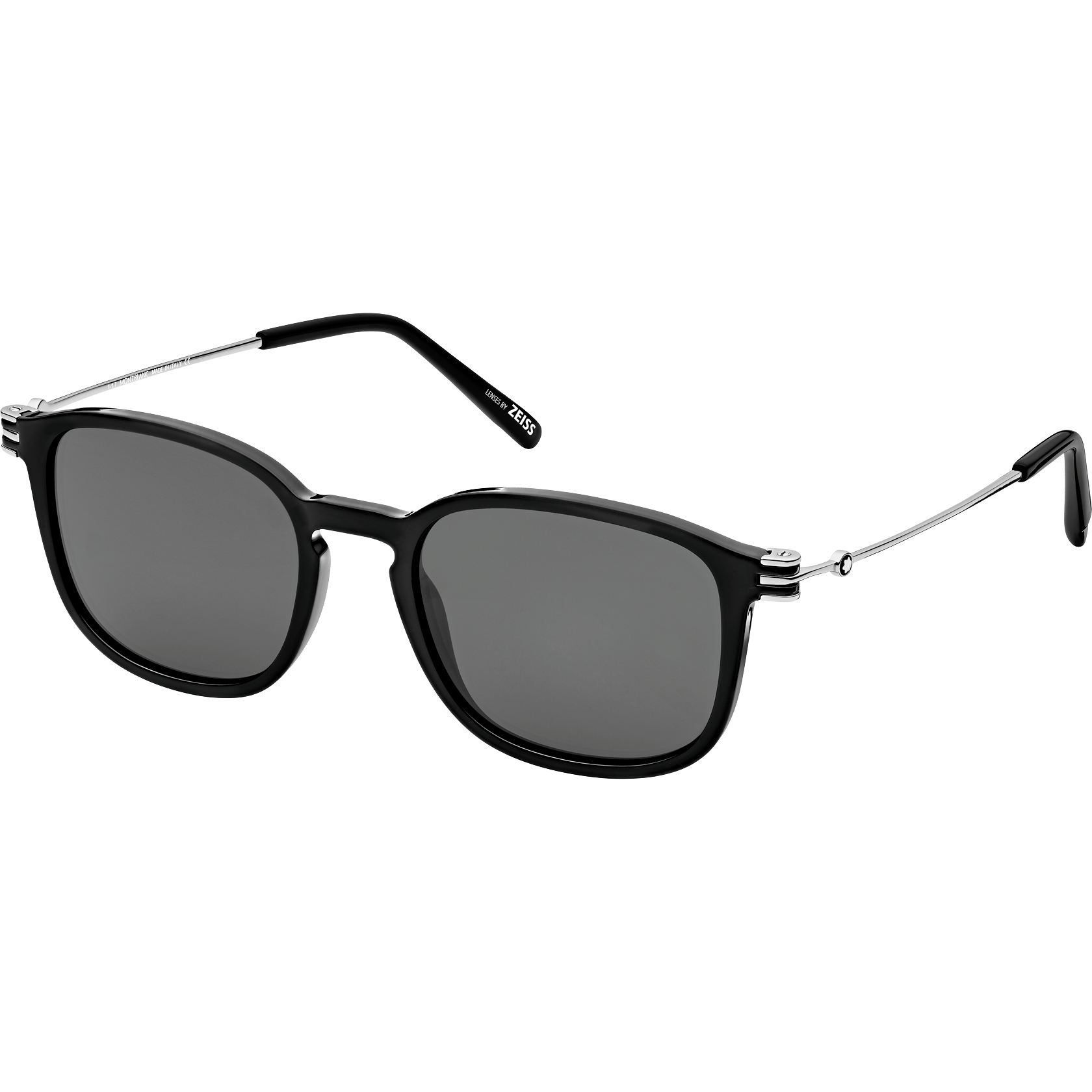 Sunglasses EW Black Injected Rect Black Lens, image 1