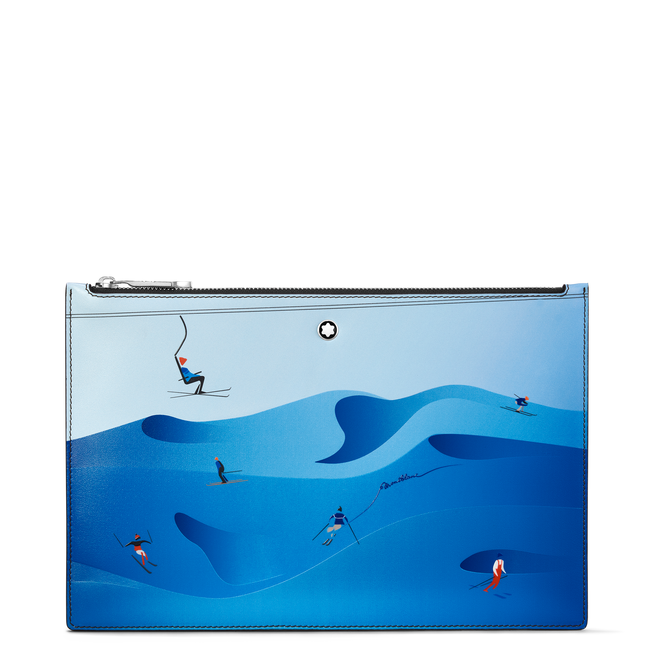 Meisterstück scenic pouch with skiers
