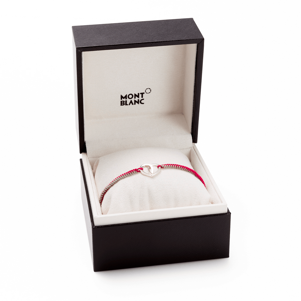 Montblanc Emblem Coeur de P&eacute;tales Entrelac&eacute;s bracelet