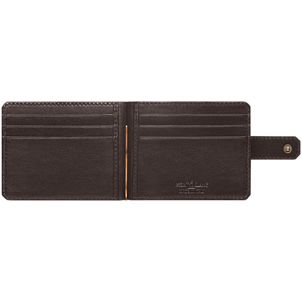 2 صورة ،1926 Montblanc Heritage Wallet 6cc with Money Clip Small