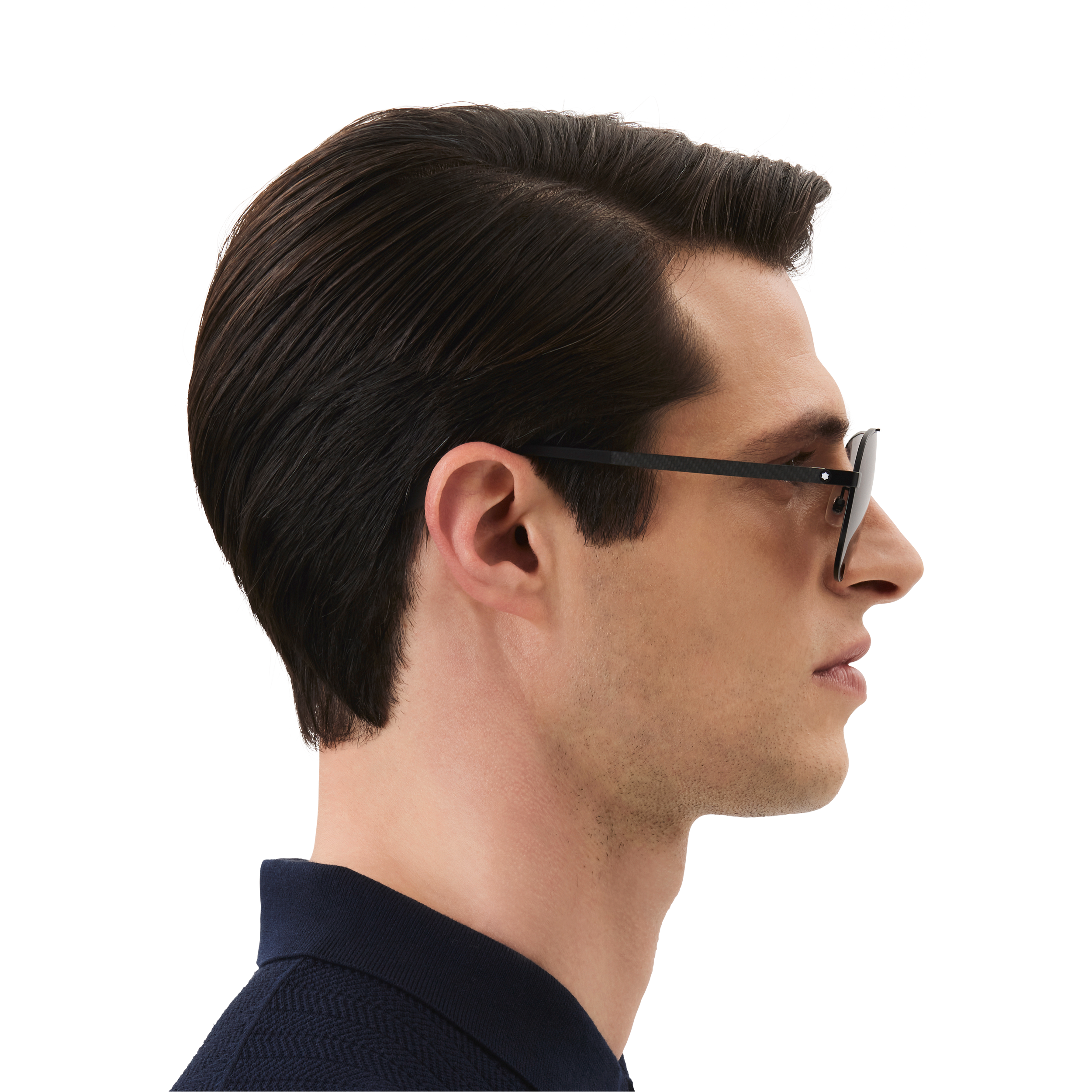 Squared Sunglasses with Black-Colored Metal Frame, image 1