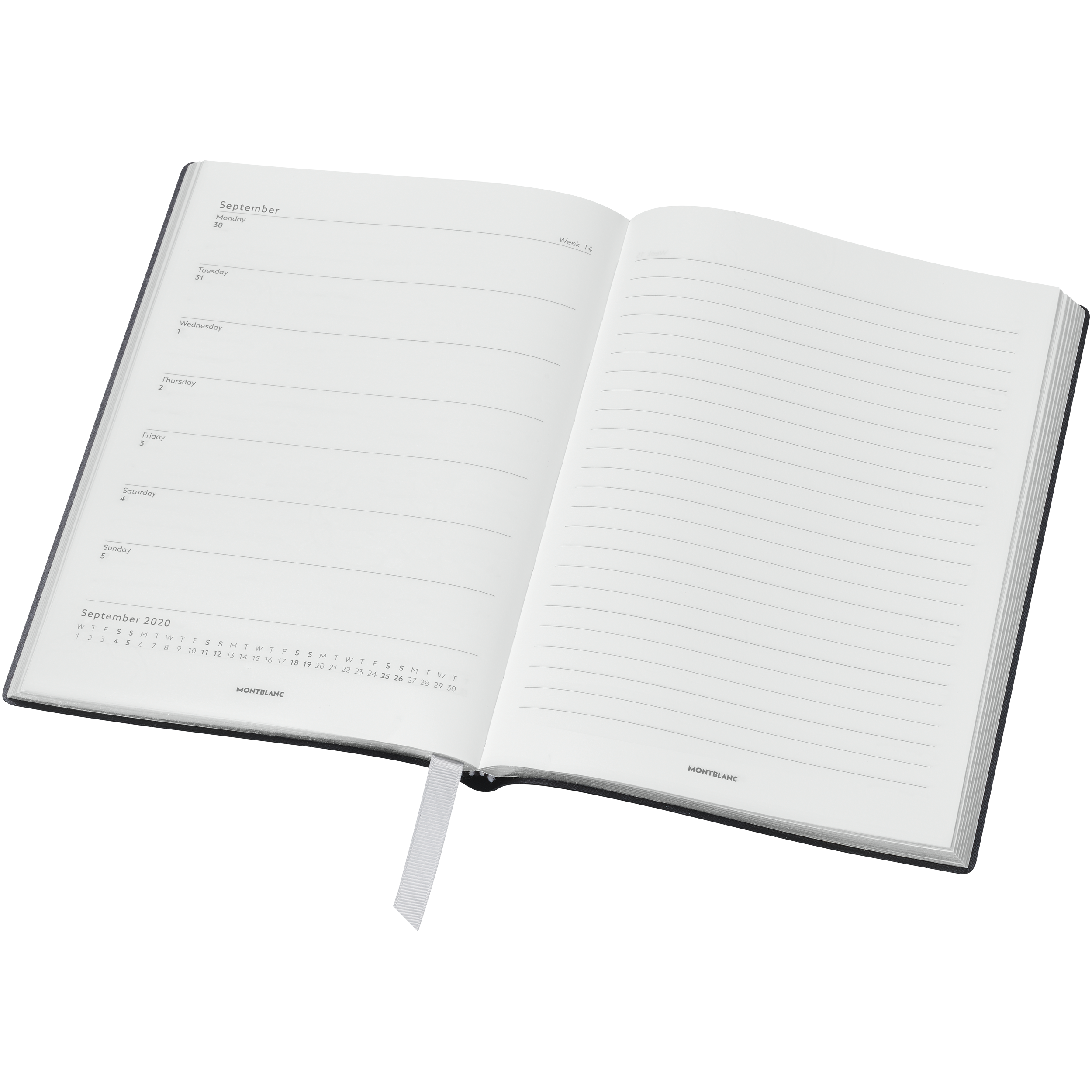 #146 18-Month Weekly Diaries 20-21, Black, image 2