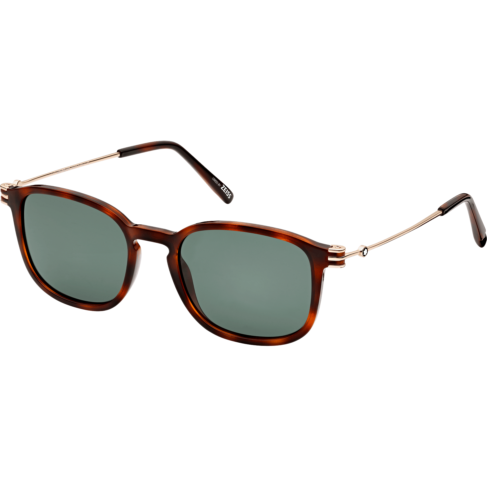 Sunglasses EW Havana Injected Rect Green Lens, image 2