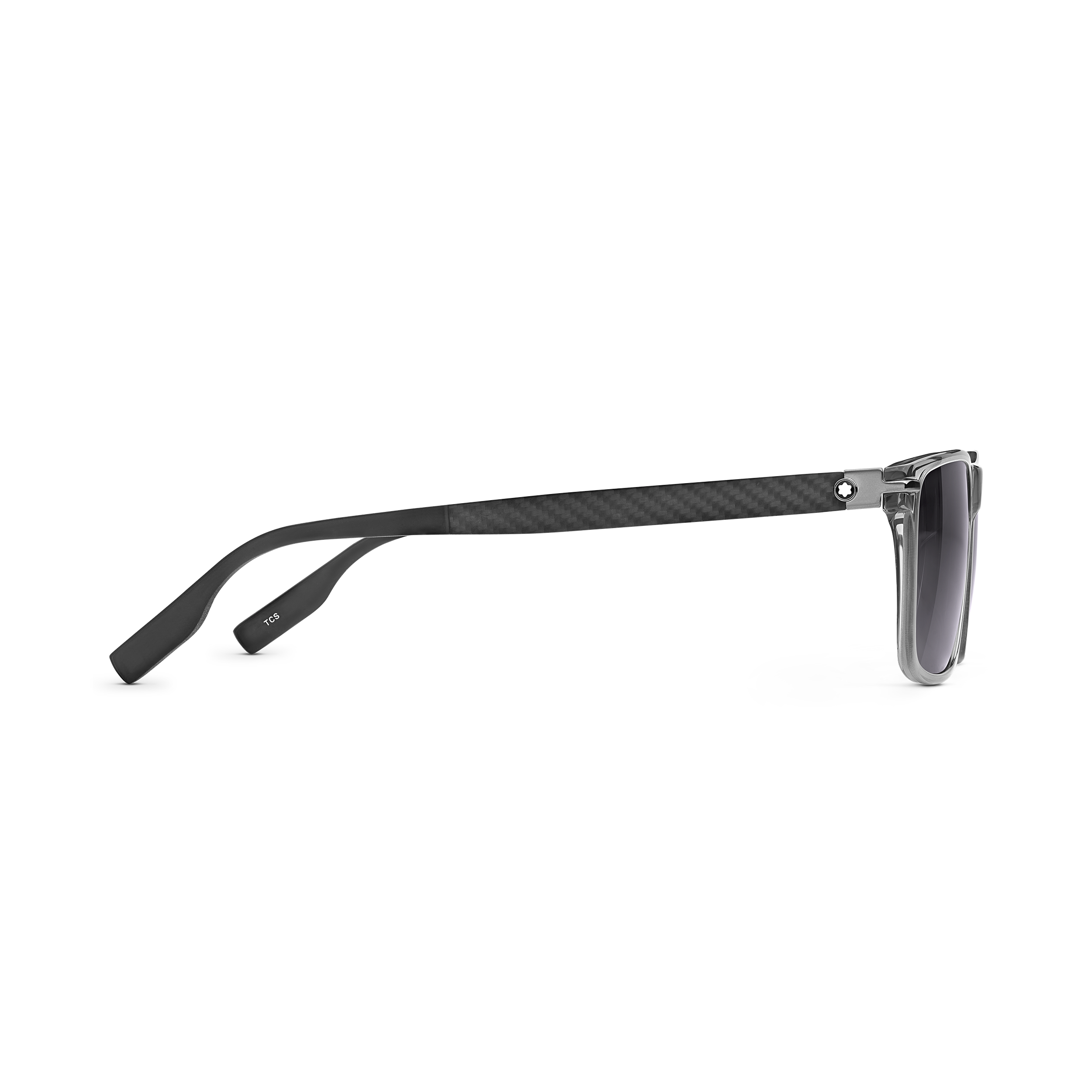 Rectangular Sunglasses with Gray Colored Acetate Frame, image 3