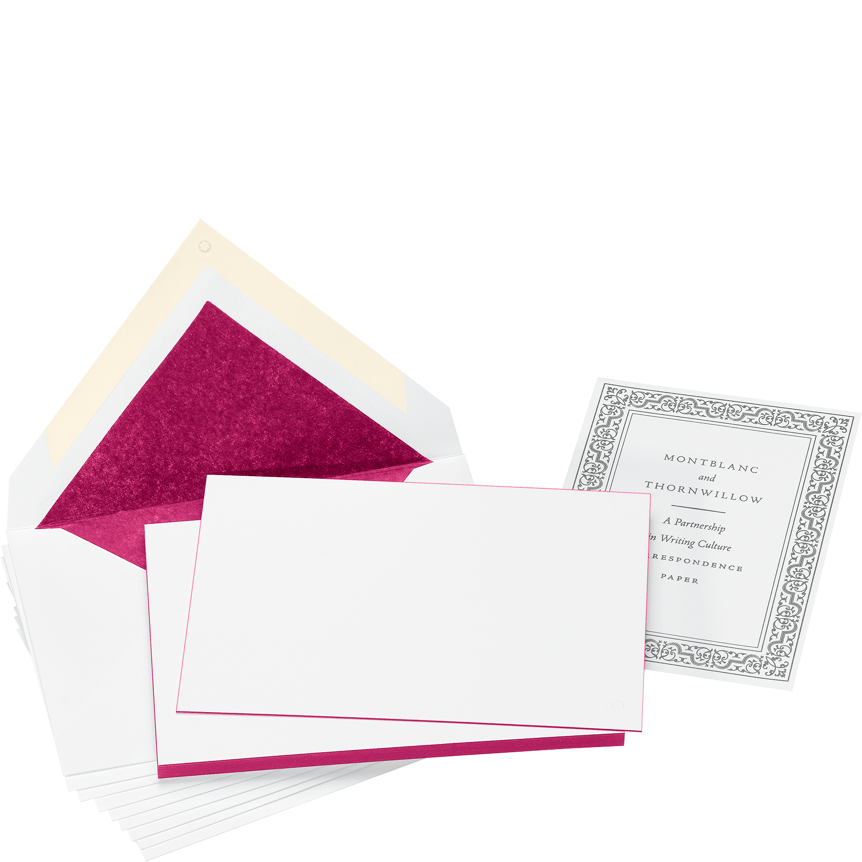 10 Cards + Envelopes Burgundy Red, image 1