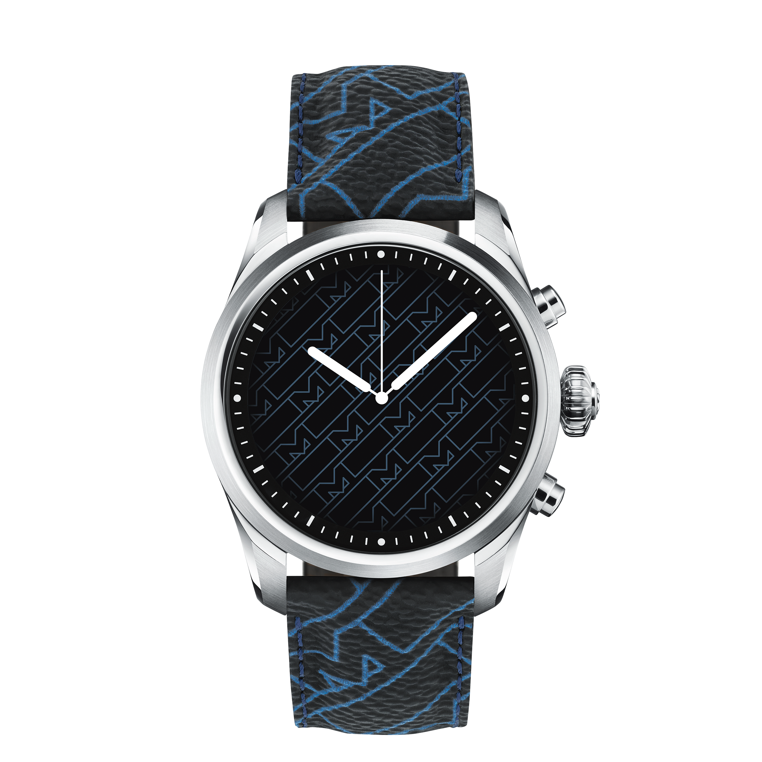 1 صورة ،Montblanc Summit 2 Stainless Steel Montblanc Pattern Blue