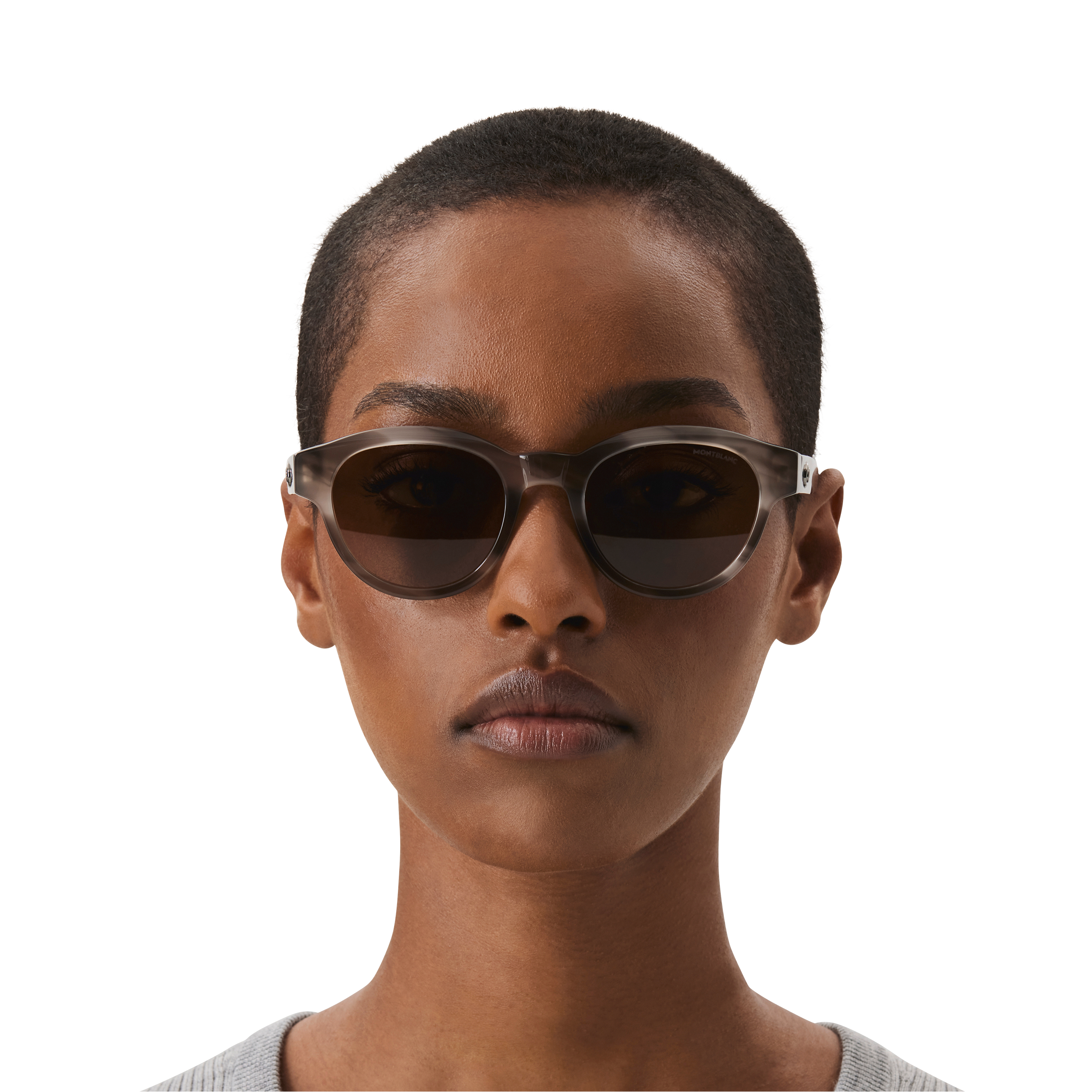Round Sunglasses with Havana-Colored Acetate Frame, image 4