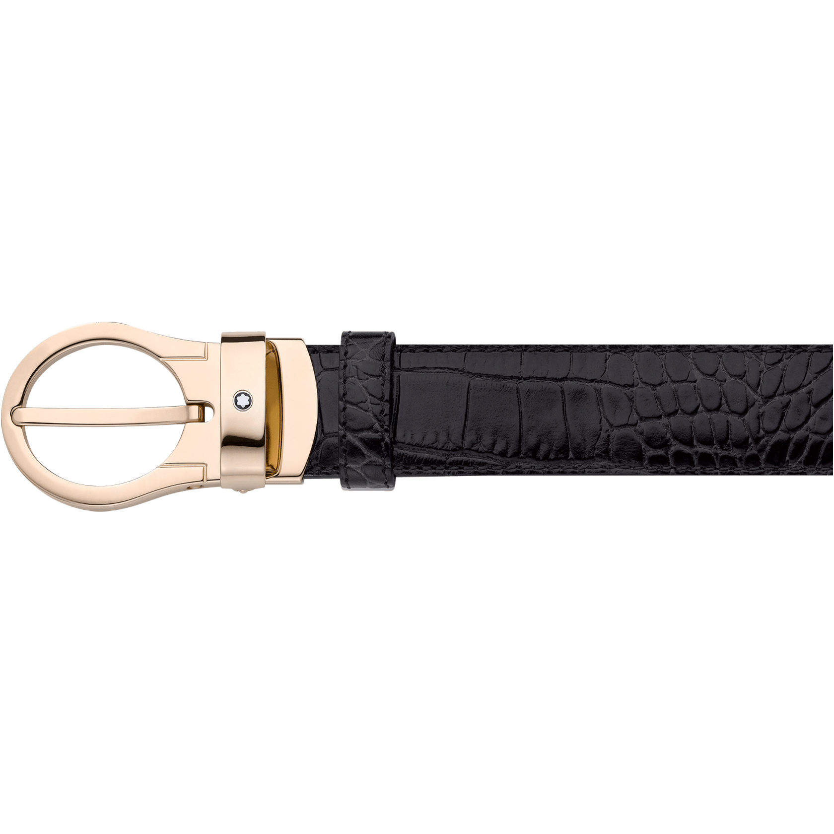 Oval Shiny Light Gold-Coated Pin Buckle, image 1