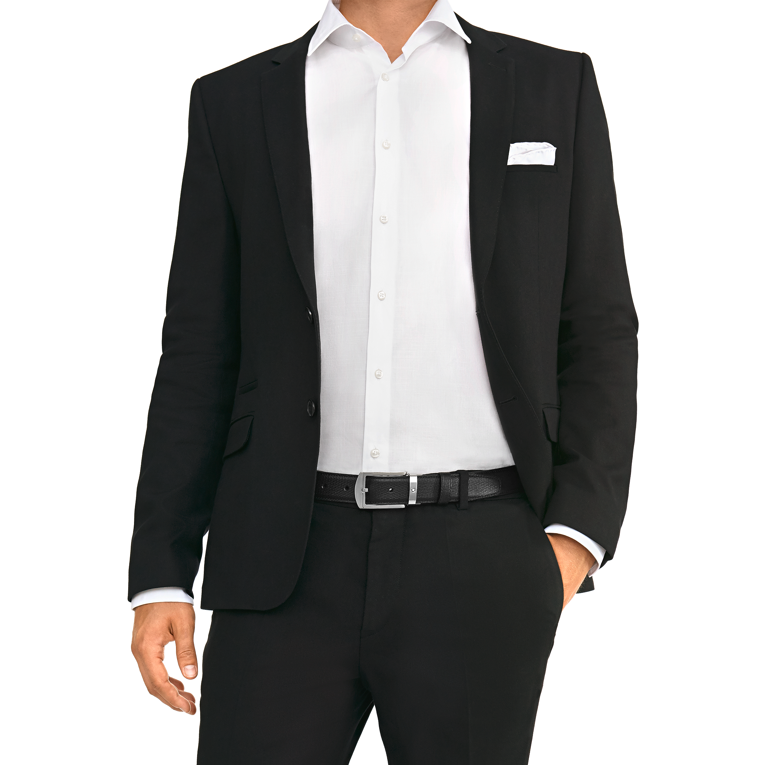 1 صورة ،Black cut-to-size business belt