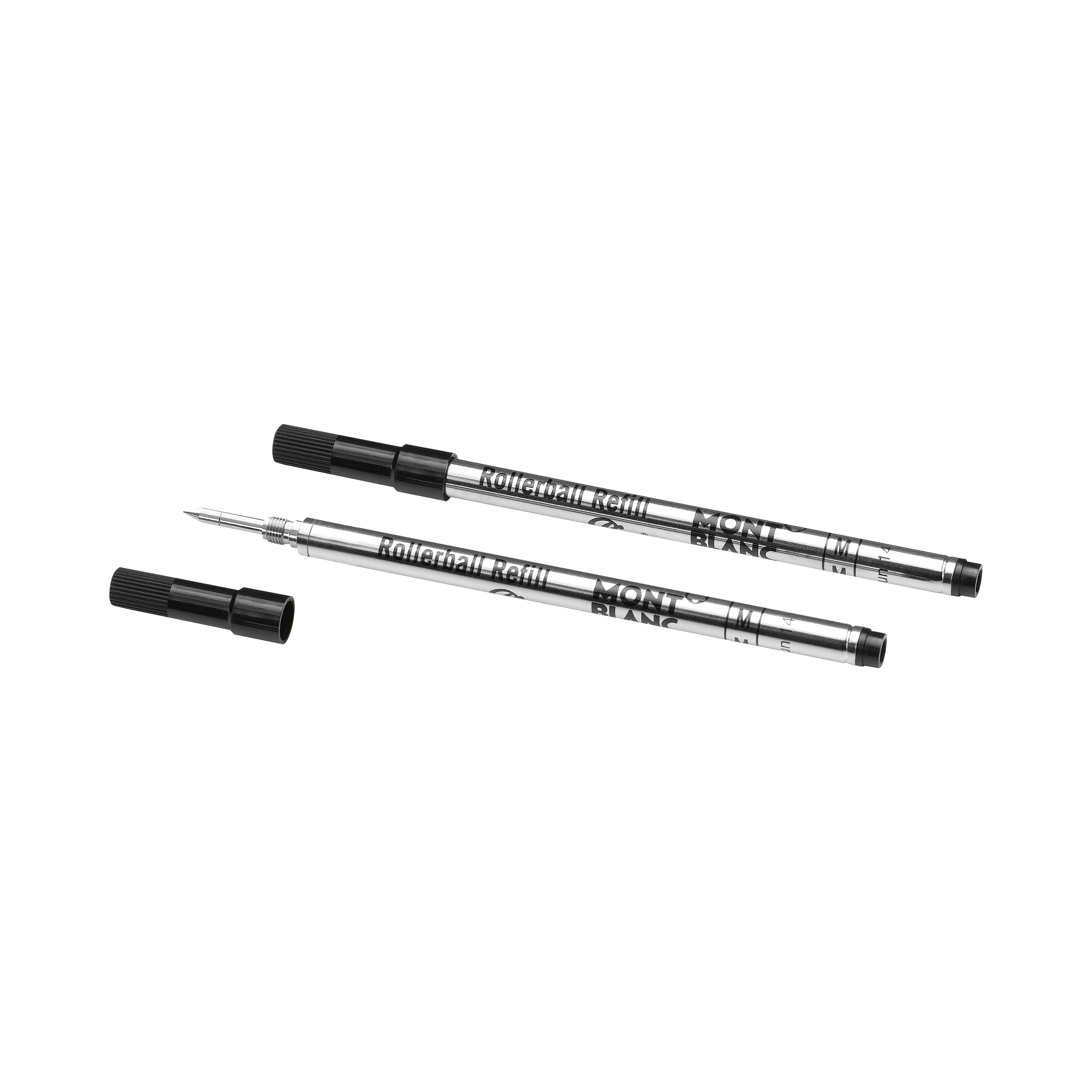 2 Rollerball Refills Medium Mystery Black, image 2
