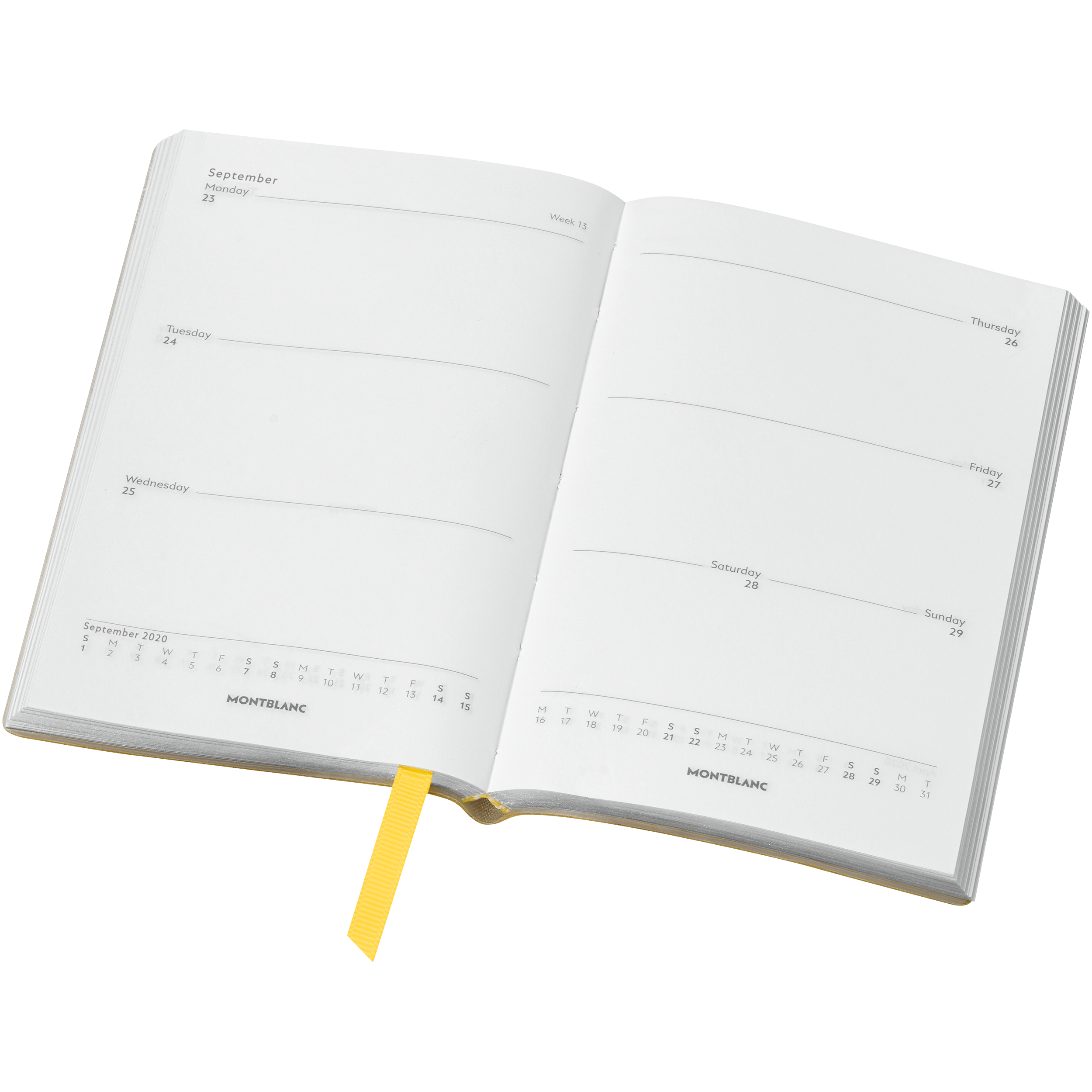 1 صورة ،#147 18-Month Weekly Diaries 20-21, Mustard Yellow