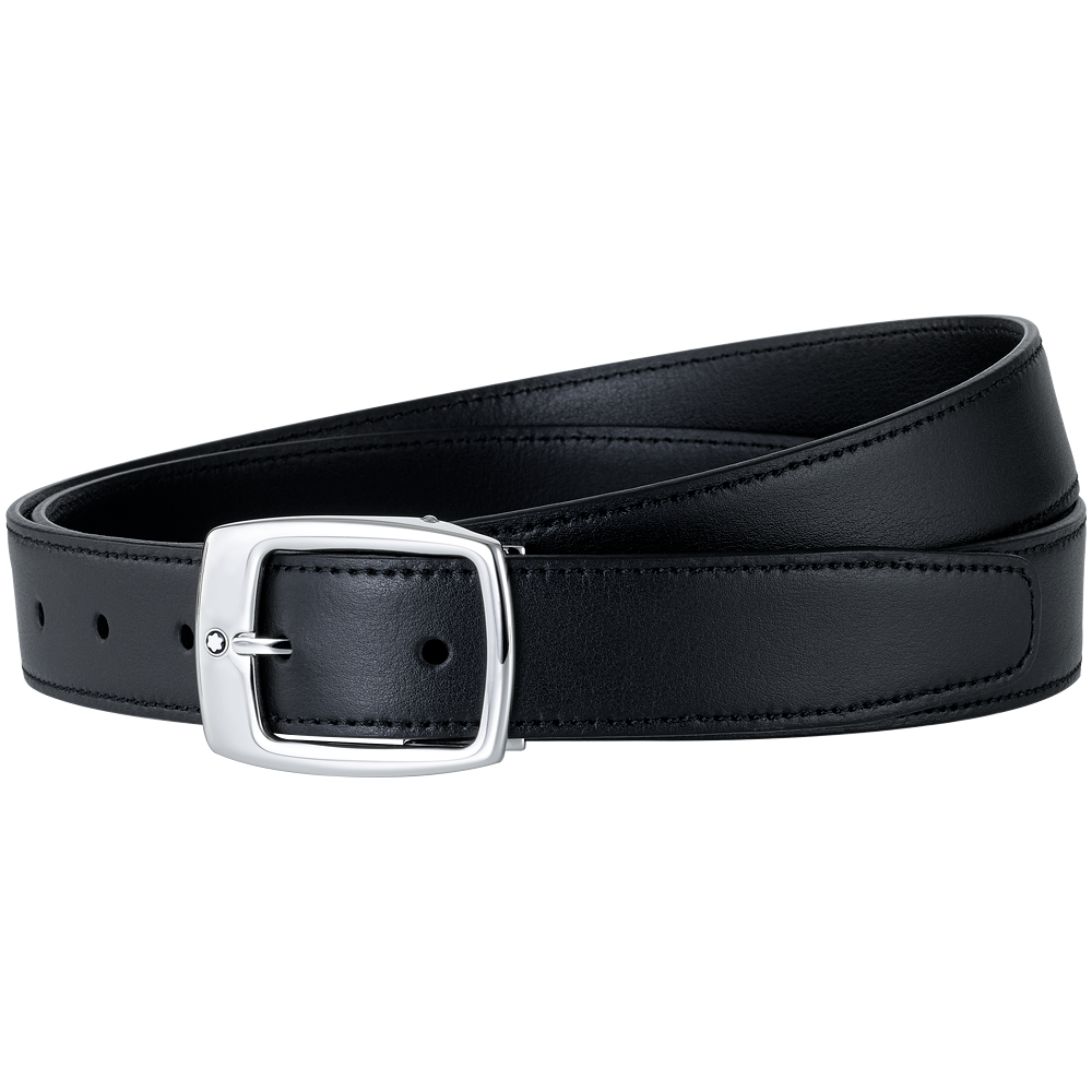 Black/brown reversible cut-to-size casual belt, image 3